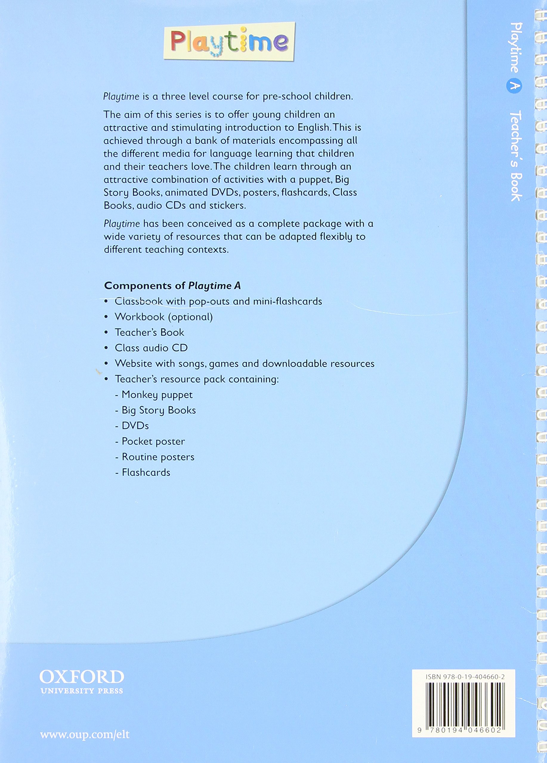 Playtime A Teacher's Book - Perfect for Classroom Learning