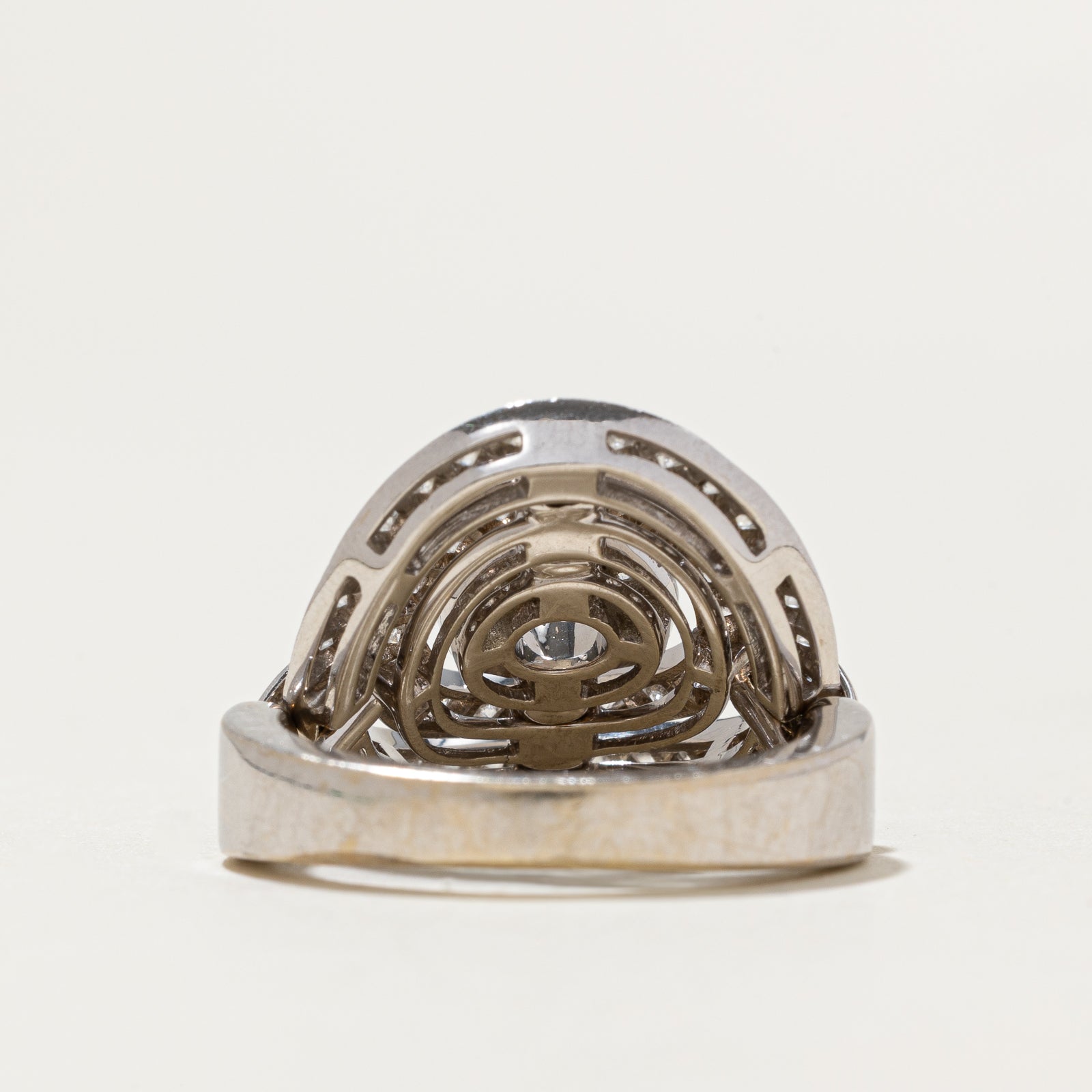 Bvlgari Astrale Cerchi Diamond Ring - 0.94ctw Diamond Engagement Ring for Women, Size 6.75, 18K White Gold Luxury Jewelry | Perfect for Weddings, Anniversaries & Special Occasions