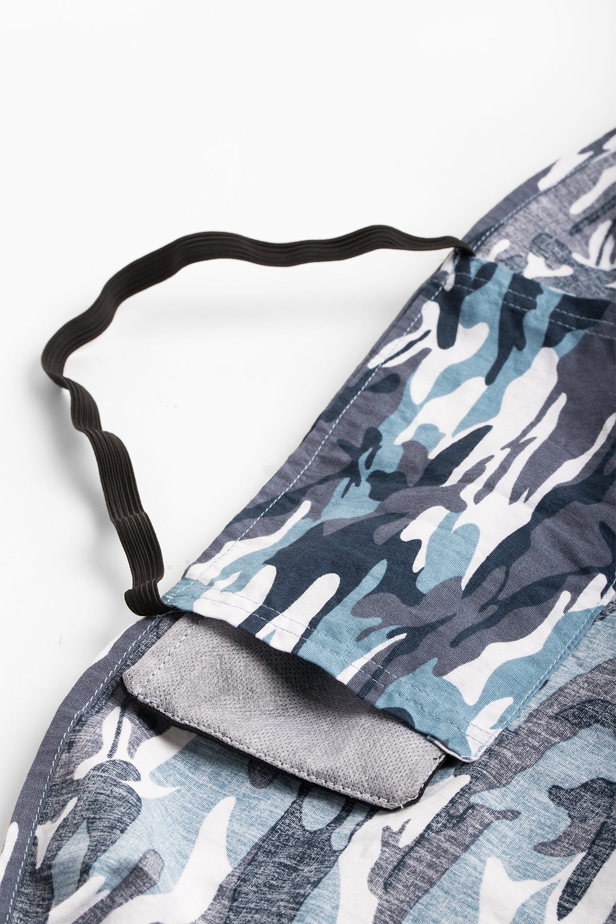Scough Denim Camo Face Mask with Activated Carbon Filter - Reusable Anti-Pollution & Dust Protection for Outdoor Activities, Travel, and Commuting