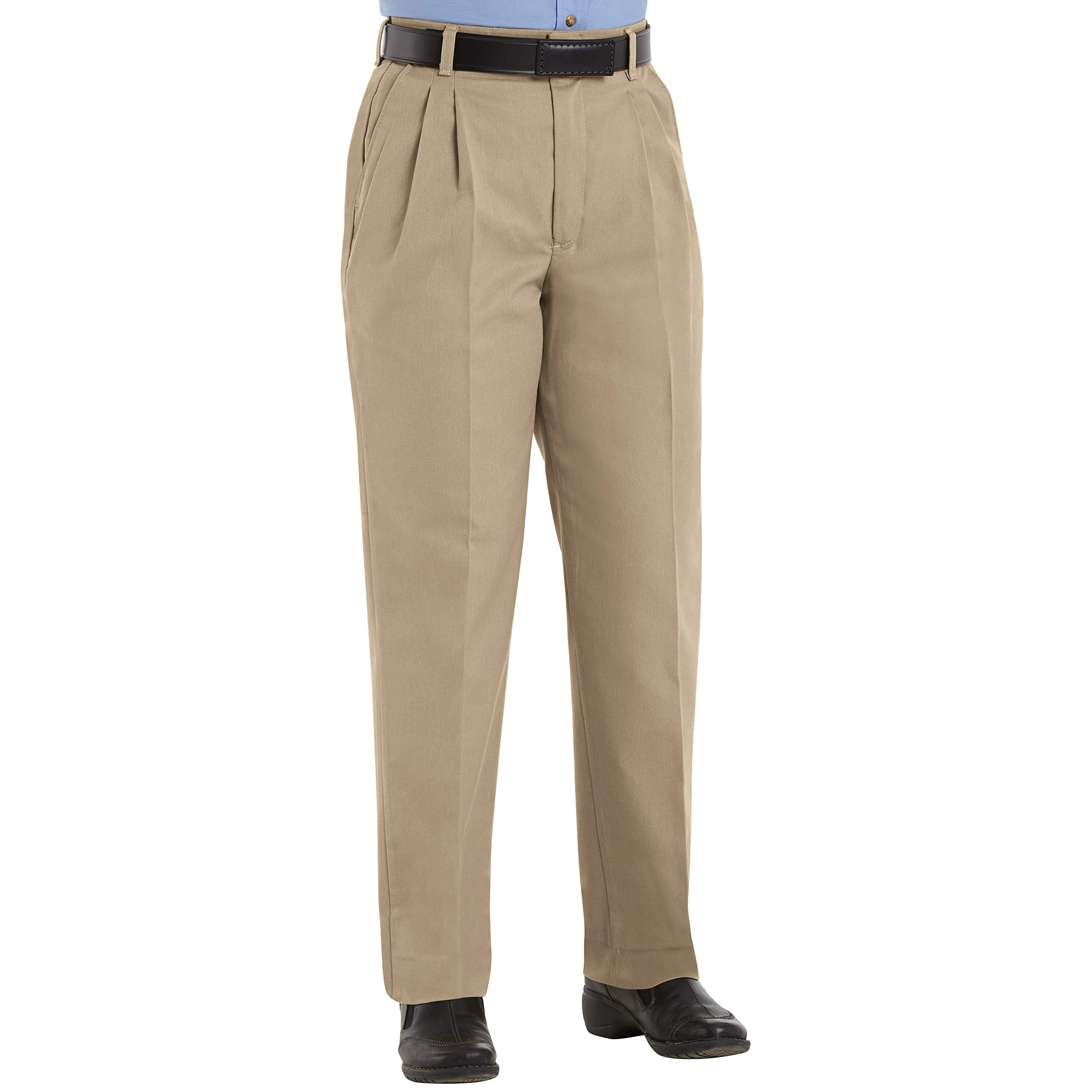 Red Kap Women's Pleated Twill Slacks - Comfortable Work Pants for Office, Business Casual & Professional Dress