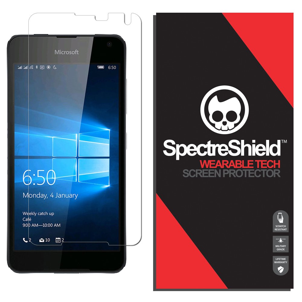 Microsoft Lumia 650 Screen Protector - Spectre Shield Case-Friendly TPU Film with Wet Install Kit & Solution Spray | Anti-Scratch, Bubble-Free Protection for Everyday Use & Travel