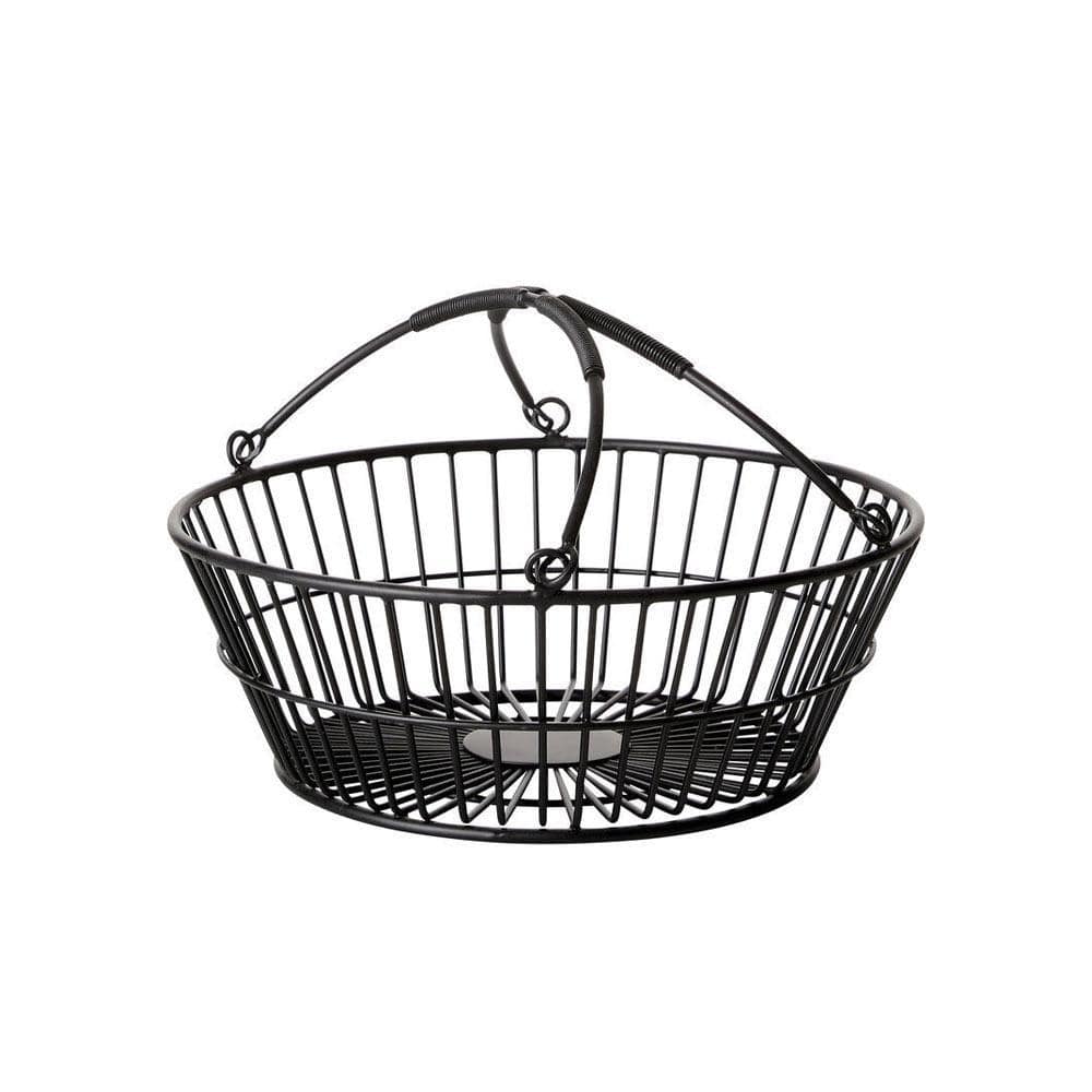 Tully 2-Tier Fruit Storage Basket with Banana Hook - Space Saving Kitchen Organizer for Countertop, Pantry & Dining Table Display