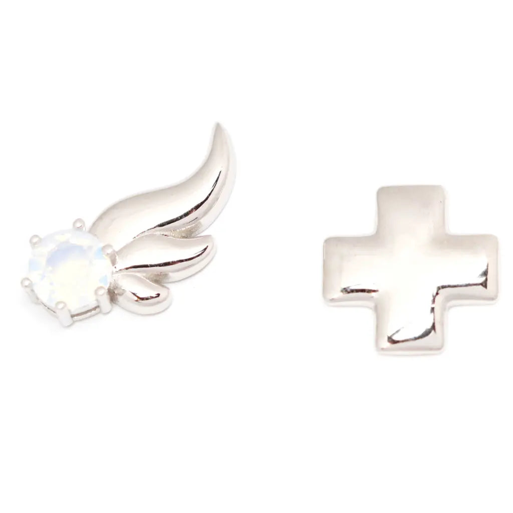 Healer Earrings for Women - Stainless Steel Hypoallergenic Stud Earrings for Sensitive Ears - Perfect for Yoga, Meditation & Spiritual Healing