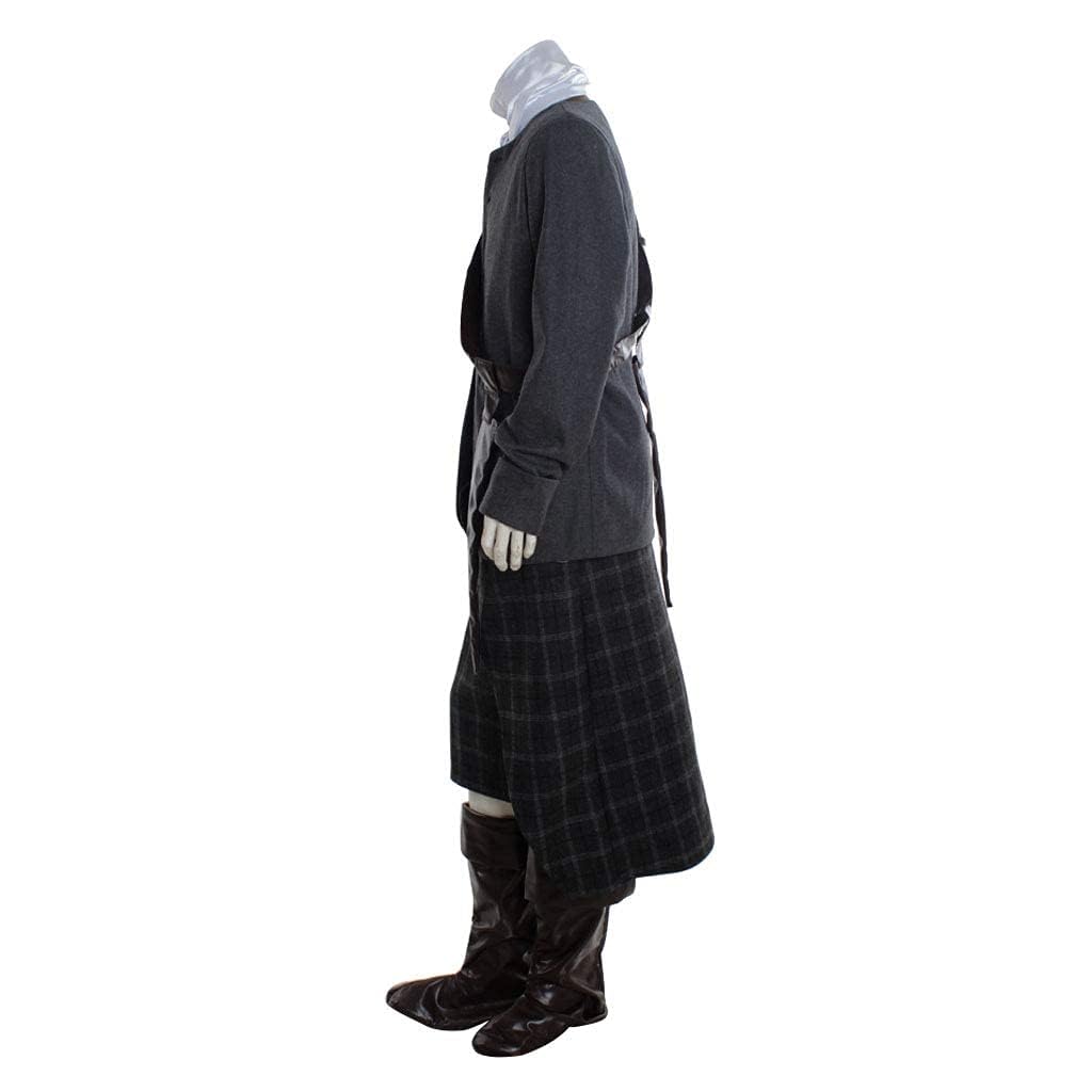 Authentic Men's Scottish Highland Dress Outfit - Jamie Fraser Cosplay Costume from Outlander TV Show | Perfect for Halloween, Renaissance Fairs & Historical Reenactments
