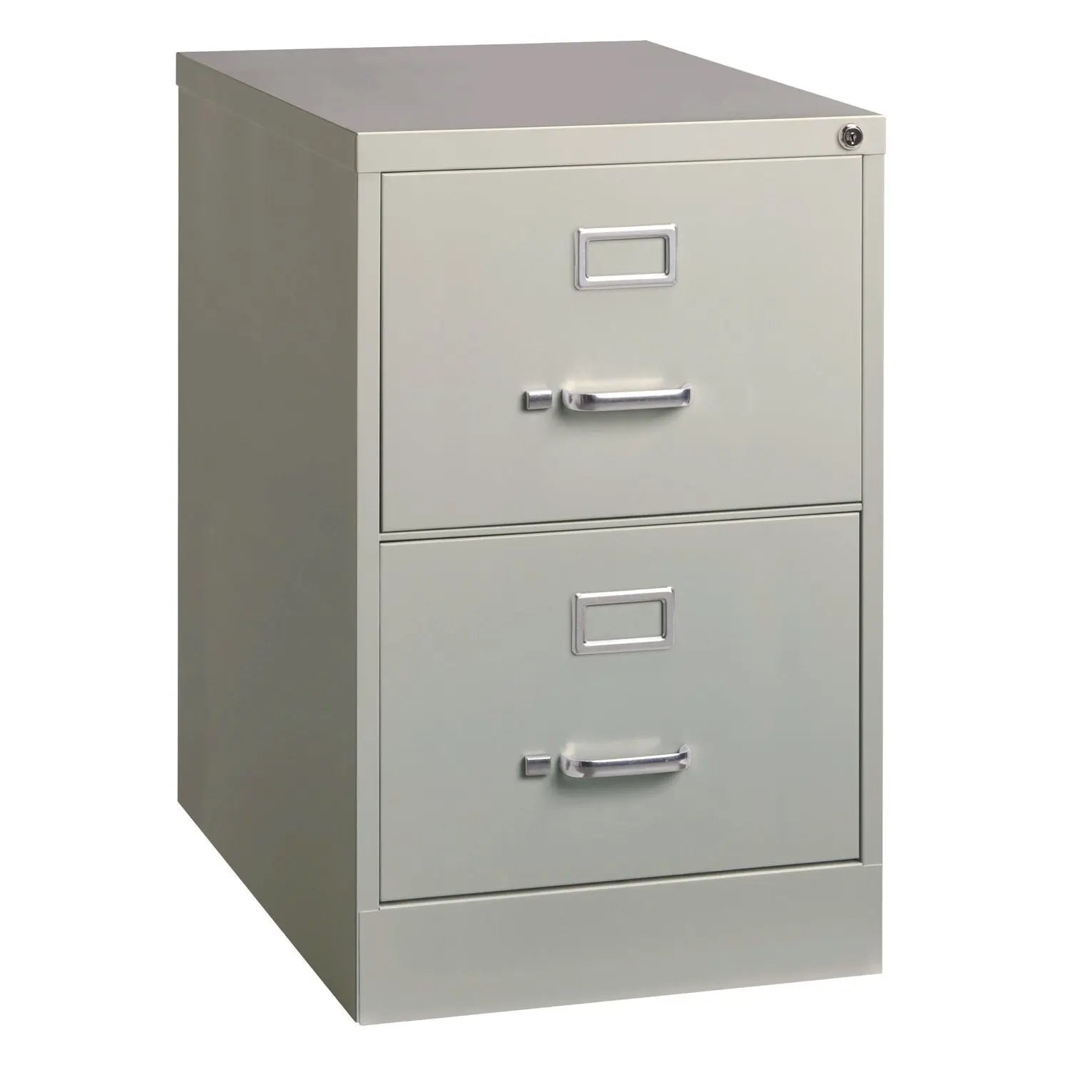 Alera 2-Drawer Vertical File Cabinet - Legal Size File Storage, Light Gray Office Organizer (15