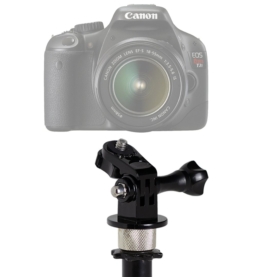 Professional Microphone Mount (MIC-2-CAM) - Universal Clip-on Mic Holder for DSLR, Camcorder & Streaming - Perfect for YouTube, Podcasting & Live Broadcasts