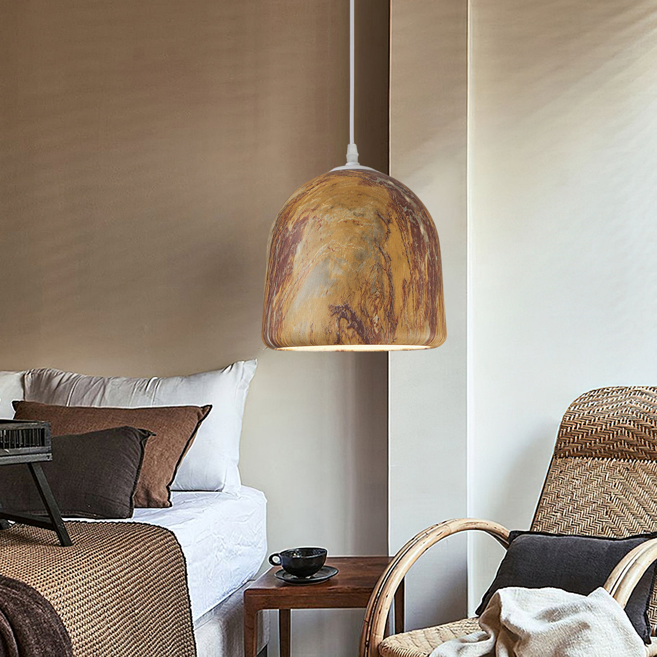 Modern Sylvana Pendant Light - Adjustable Hanging Chandelier for Kitchen Island, Dining Room & Bedroom - Elegant Glass Shade with Gold Finish - Perfect for Home Decor & Interior Lighting