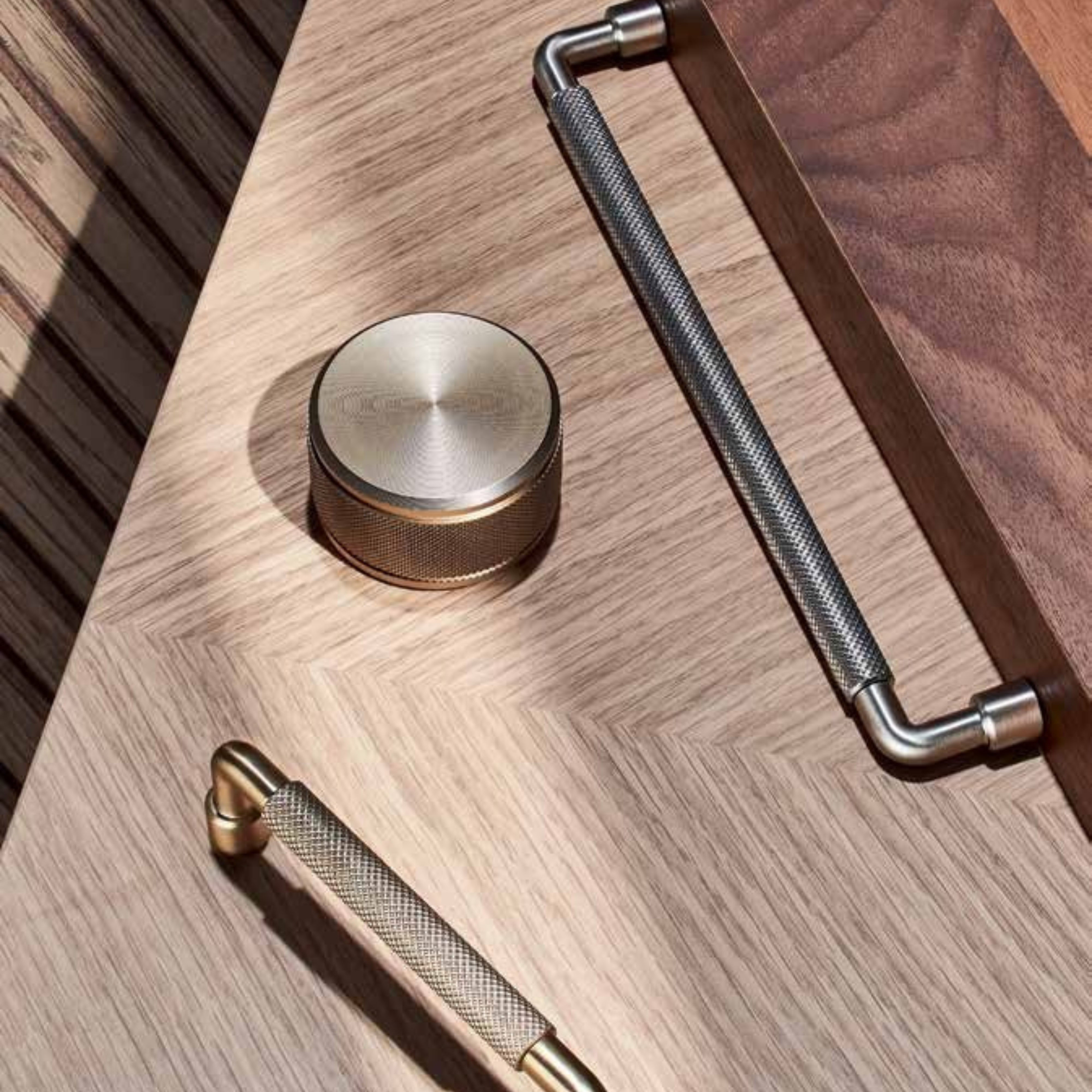 Textured Cabinet Handles H2305 - 4 Sizes & 3 Colors for Kitchen, Bathroom & Furniture Drawer Pulls - Durable Modern Hardware for Home Renovation