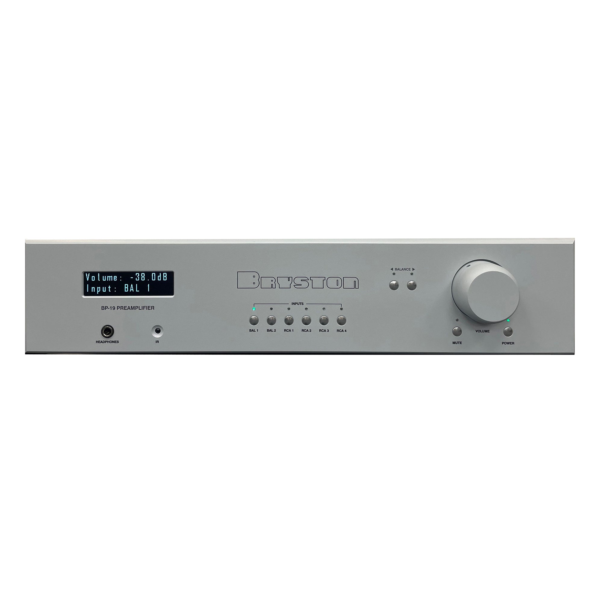 Bryston BP19 High-End Stereo Preamplifier - Audiophile Grade Preamp for Home Theater & Music Systems - Perfect for Vinyl, CD, and Streaming Audio Setups
