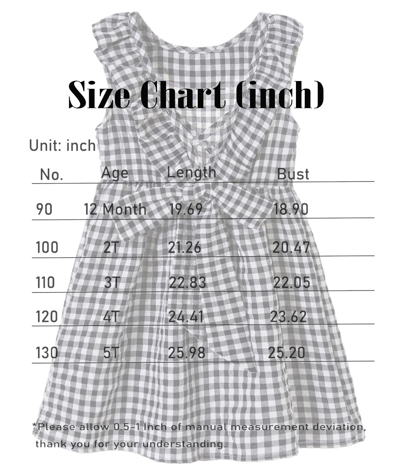 Toddler Baby Girls Cotton Ruffle Backless Sleeveless Swing Plaid Dress - Cute Casual Summer Outfit for Playdates, Parties & Photo Shoots