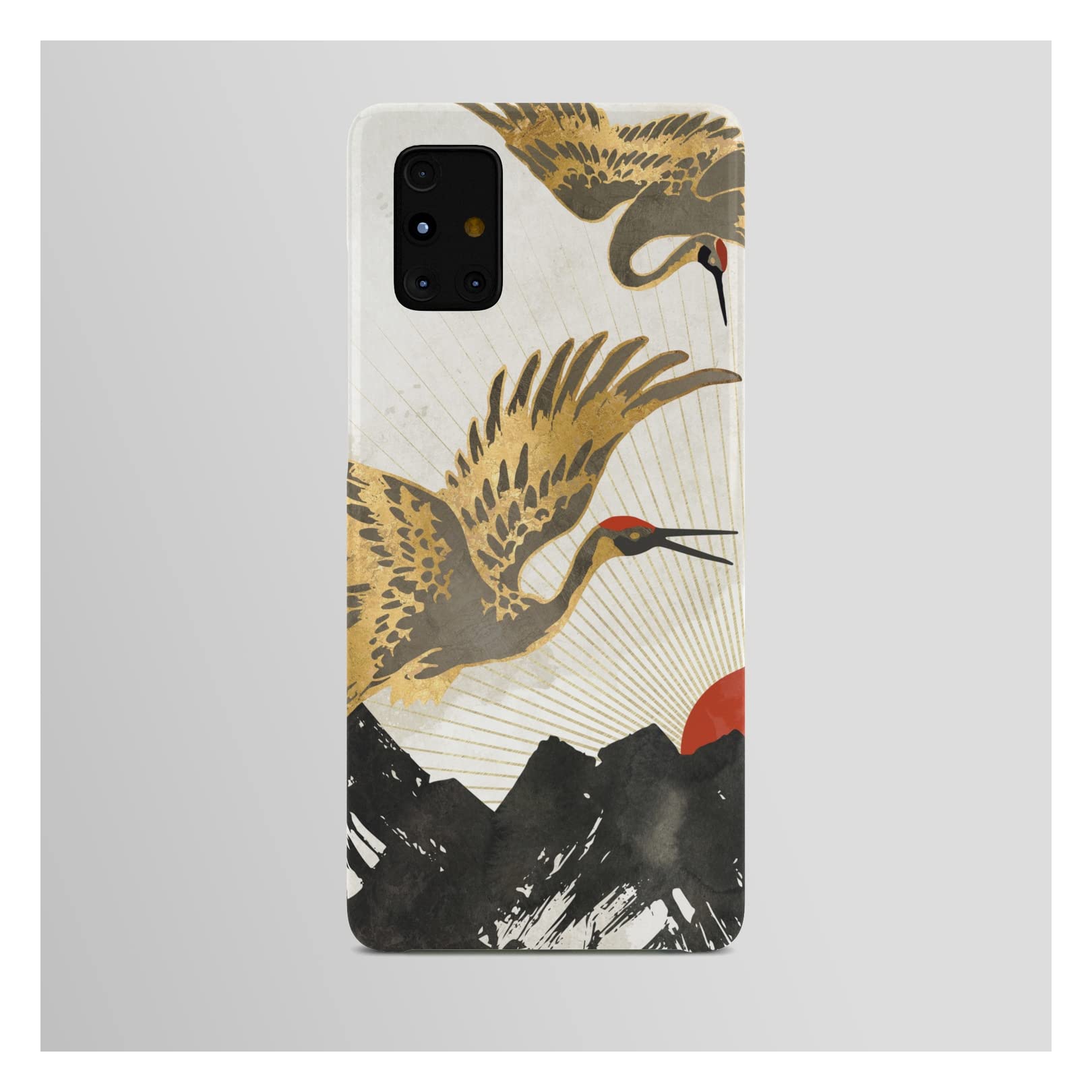 Elegant Flight II Spacefrogdesigns Android Phone Case for Samsung Galaxy A71 - Slim Protective Cover - Perfect for Travel, Work & Everyday Use