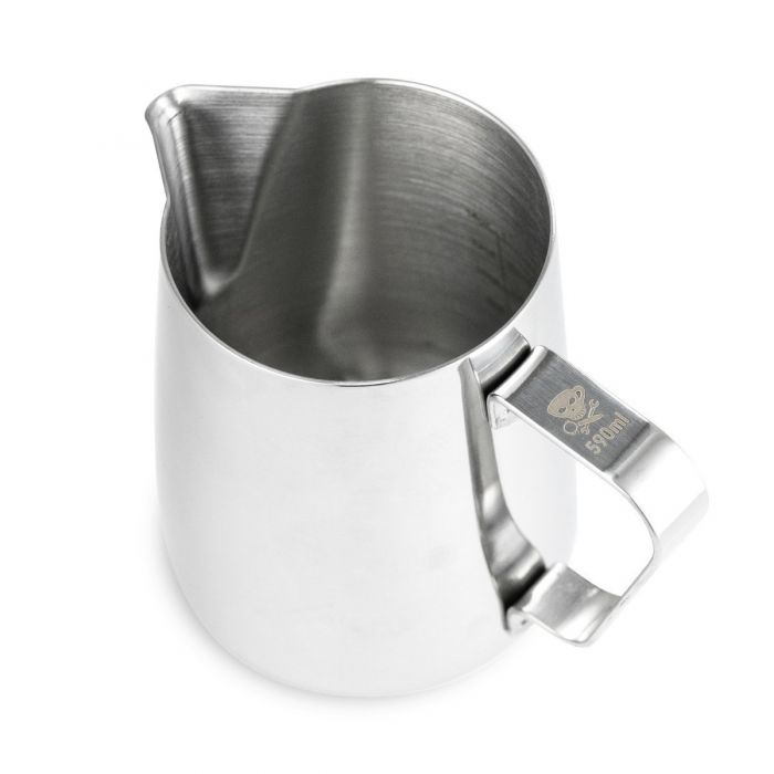 Professional Barista Milk Frothing Pitcher 12oz, 20oz, 32oz - Stainless Steel Coffee Latte Art Jug for Perfect Cappuccino & Espresso Drinks at Home or Café