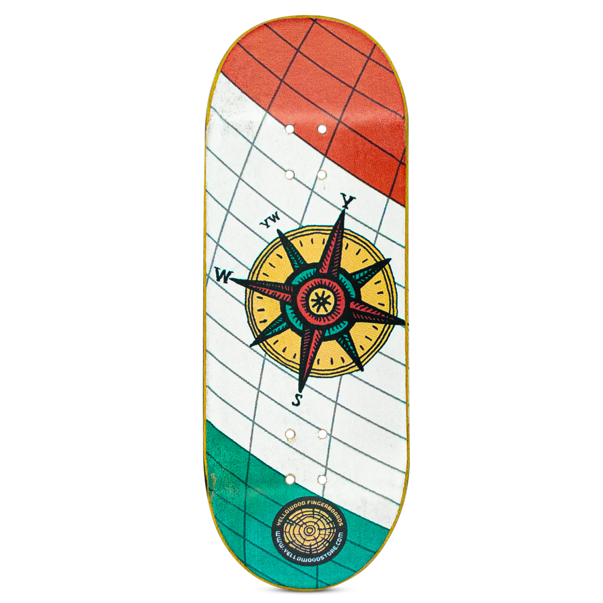 Yellowood Fingerboard Deck - Professional Mini Skateboard for Finger Tricks & Stunts | Perfect for Skateboard Enthusiasts & Collectors | Indoor & Outdoor Fun