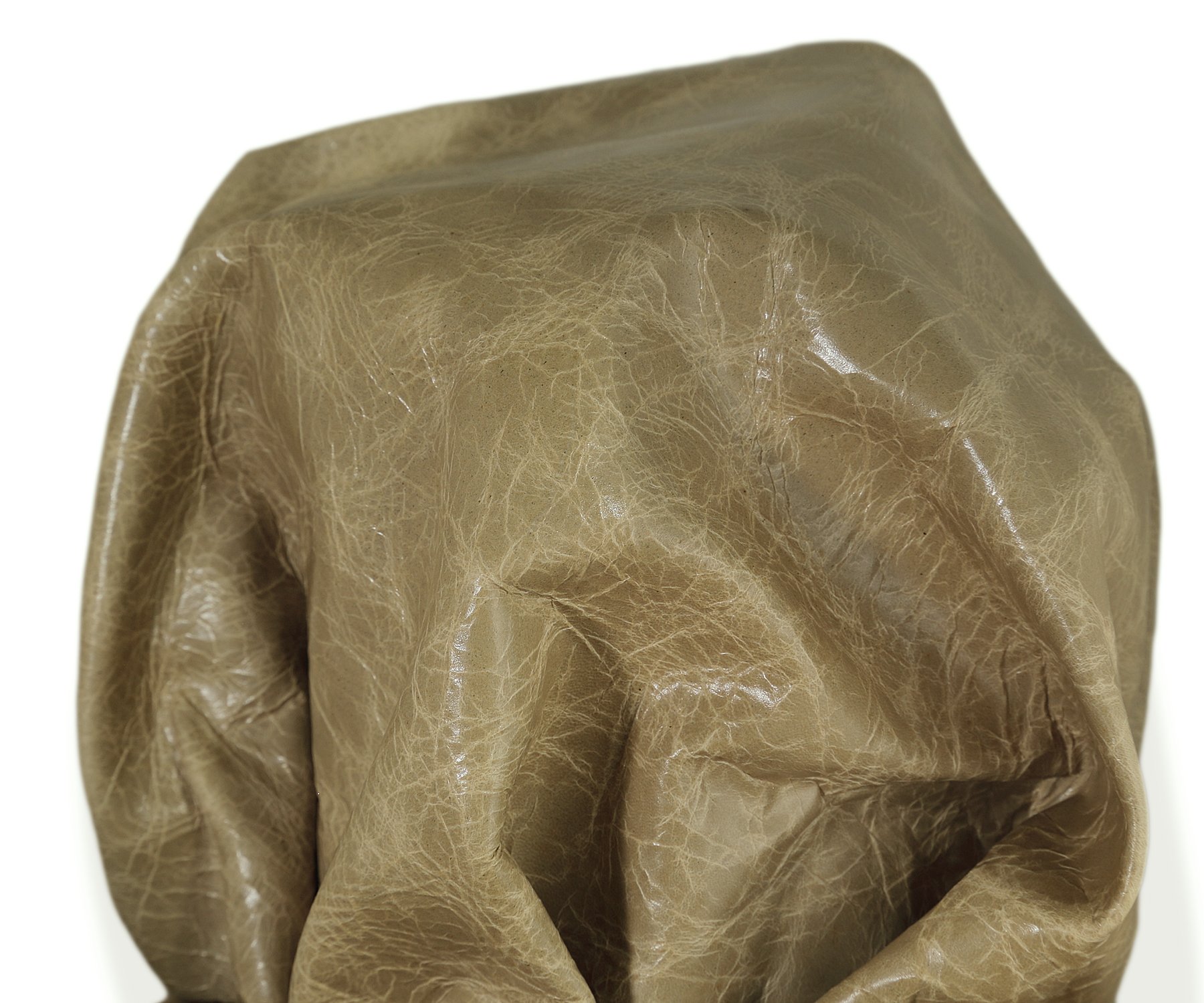 Premium Beige Taupe Genuine Cowhide Leather - 19-22 Sq.ft (32