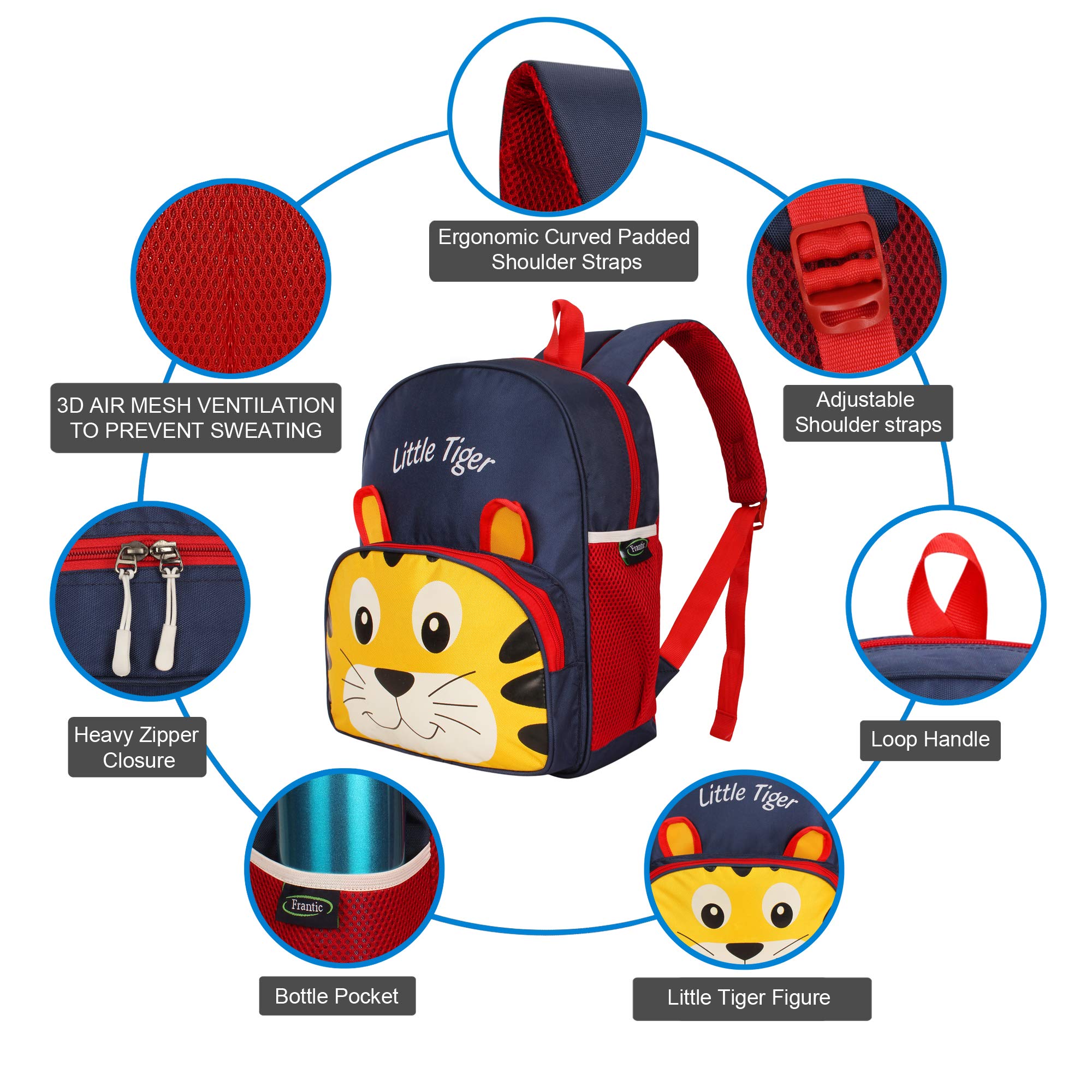Cute Cartoon Animal Velvet Plush Backpack for Kids 2-5 Years - Soft School Bag for Boys & Girls, Preschool, Nursery, Travel & Picnic | Perfect for Daycare, Outings & Light Travel