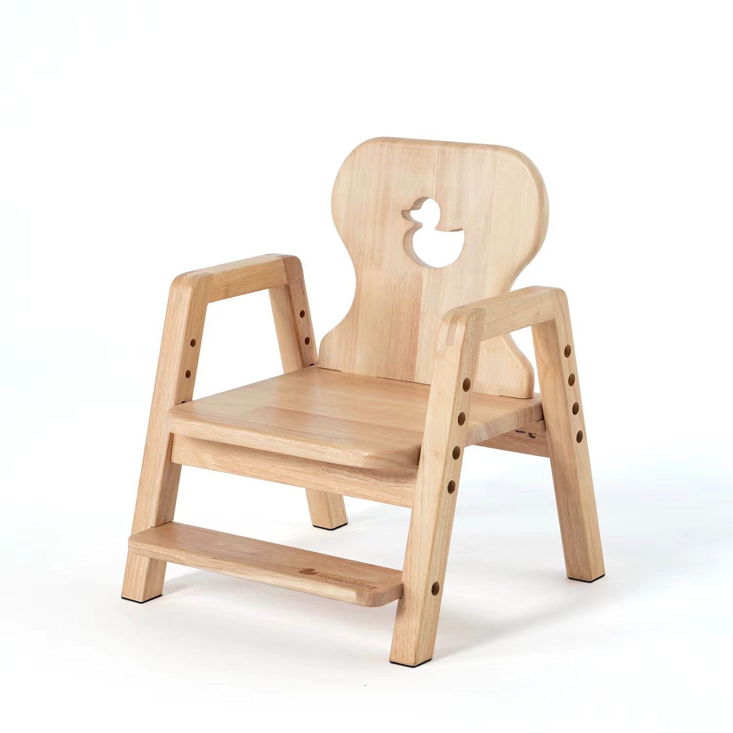KAYA Solid Wood Adjustable Height Chair - Ergonomic Office & Study Desk Chair for Home, School, and Work - Perfect for Reading, Writing, and Computer Use