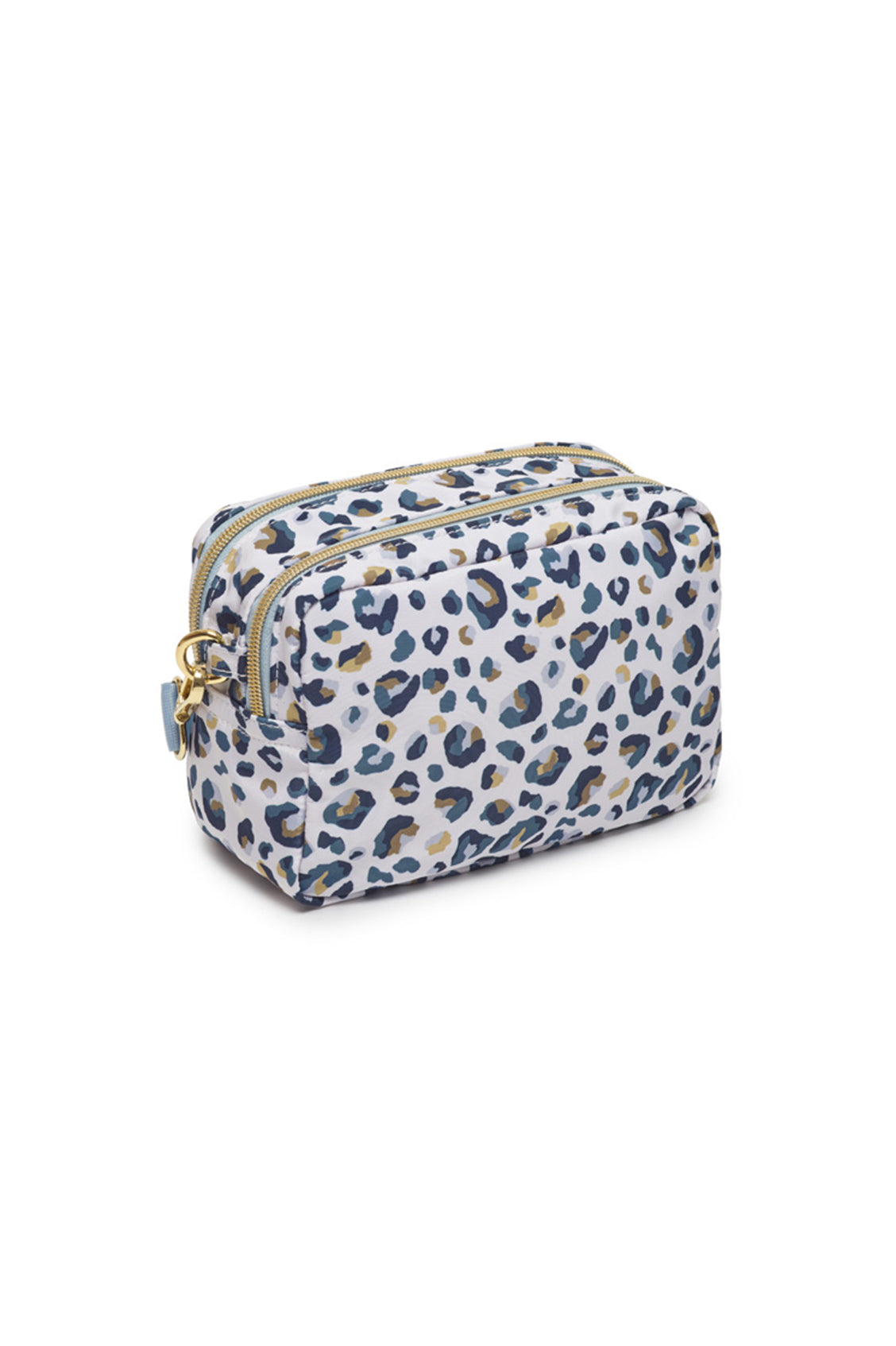 Blue Leopard Print Nylon Crossbody Bag EBP4782 - Stylish & Lightweight for Travel, Shopping & Everyday Use