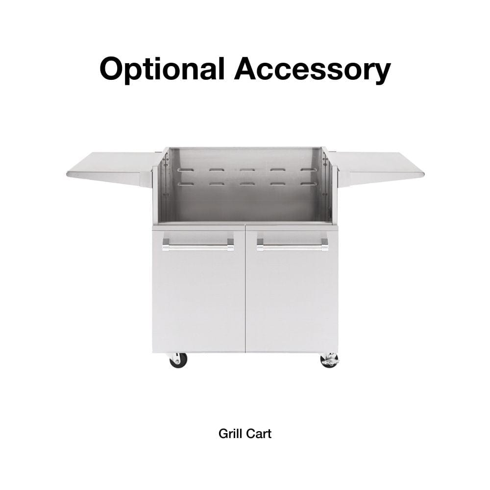 PGS Legacy Newport S27T 30 Inch Built-In Gas Grill with Timer - Premium Outdoor BBQ Grill for Backyard, Patio, and Tailgating Parties