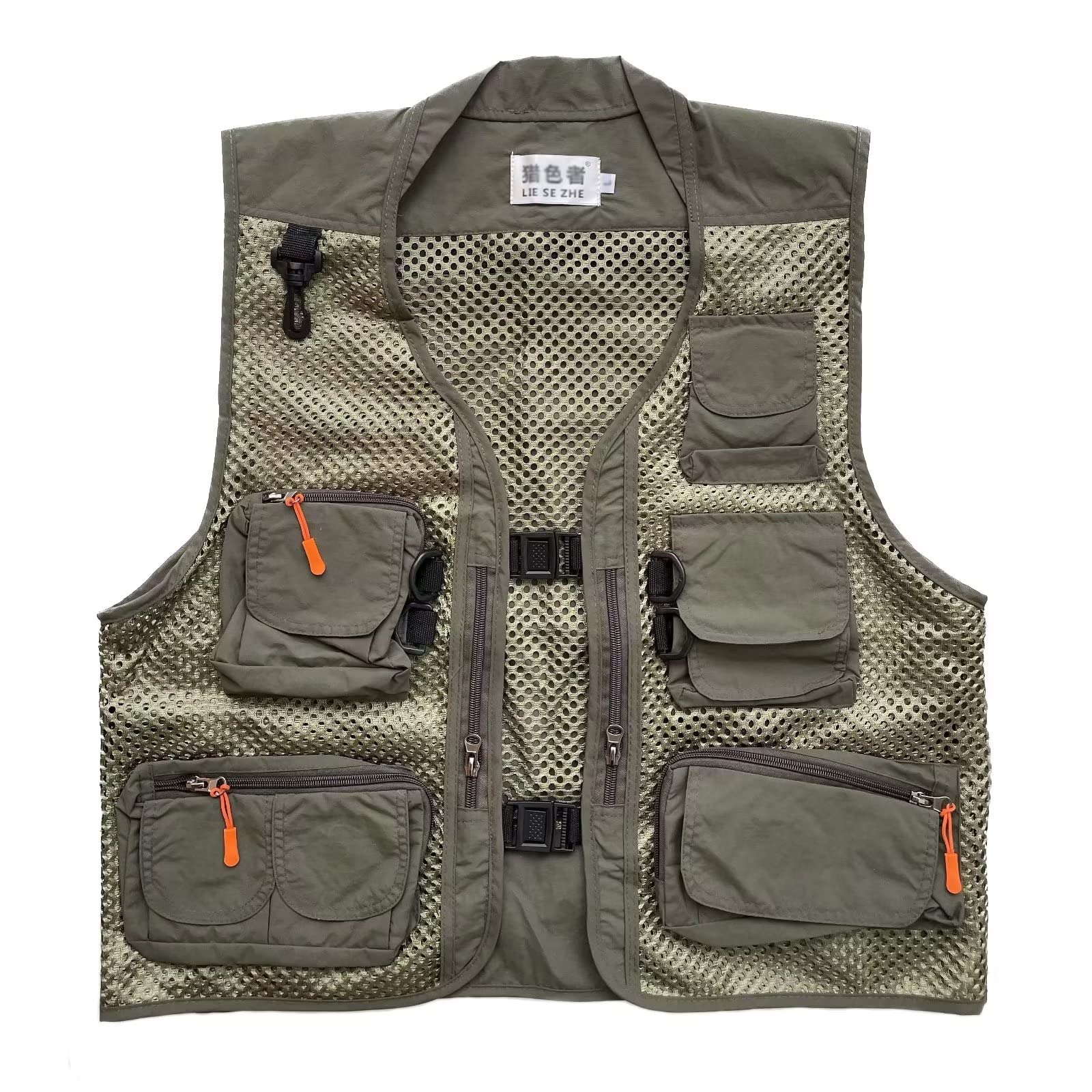 Men's Breathable Mesh Vest with Multiple Pockets - Lightweight Outdoor Gear for Travel, Fly Fishing & Photography | Perfect for Hiking, Camping & Adventure Activities