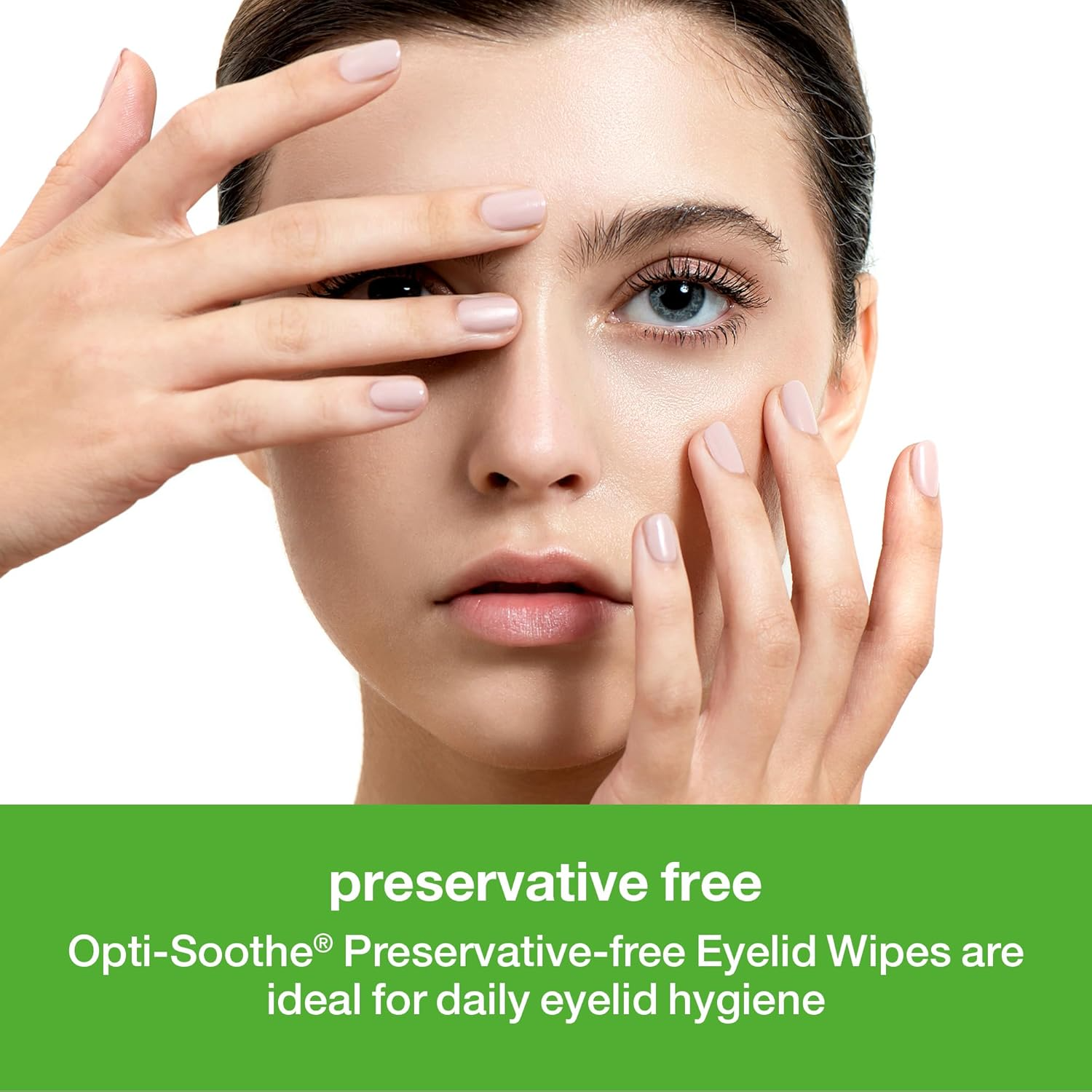 Opti Soothe Preservative-Free Eyelid Wipes (30 Count) - Gentle Eye Cleansing for Dry Eyes, Blepharitis & Makeup Removal - Hypoallergenic & Ophthalmologist Recommended