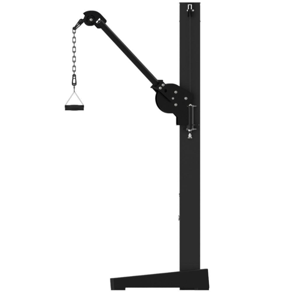 Dual Cable Crossover Single Stack Gym Station - 100KG Weight Capacity for Home & Commercial Strength Training