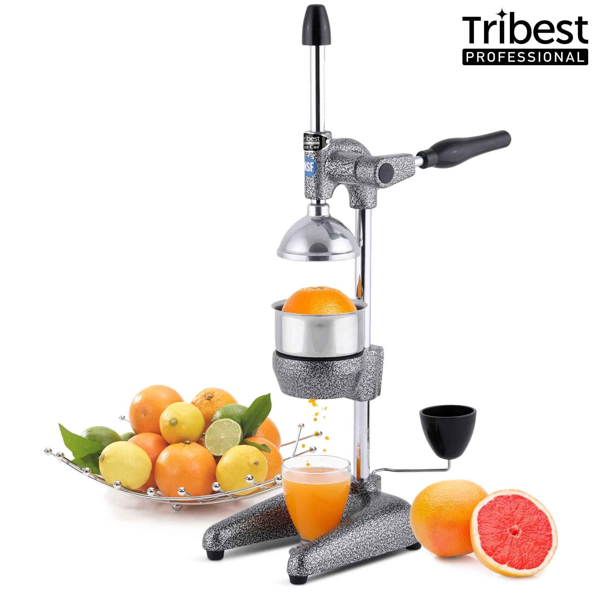 Premium Refurbished Manual Juice Press - Cold Press Juicer for Fruits & Vegetables | Healthy Homemade Juices, Detox Drinks & Smoothies | Perfect for Kitchen, Camping & Outdoor Activities