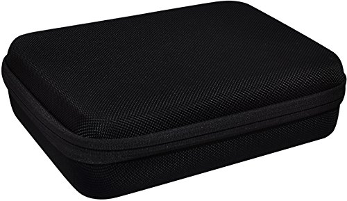 Medium Protective Case for GoPro HERO 11/10/9/8/7/6/5 Cameras with Custom Foam Insert & Free Microfiber Cloth - Perfect for Travel, Adventure & Action Sports Storage