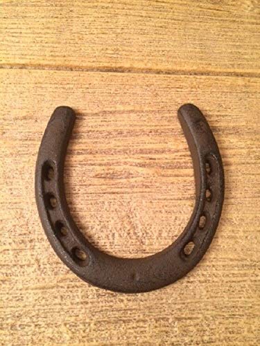 Heavy Duty Cast Iron Horseshoes - 4 3/4