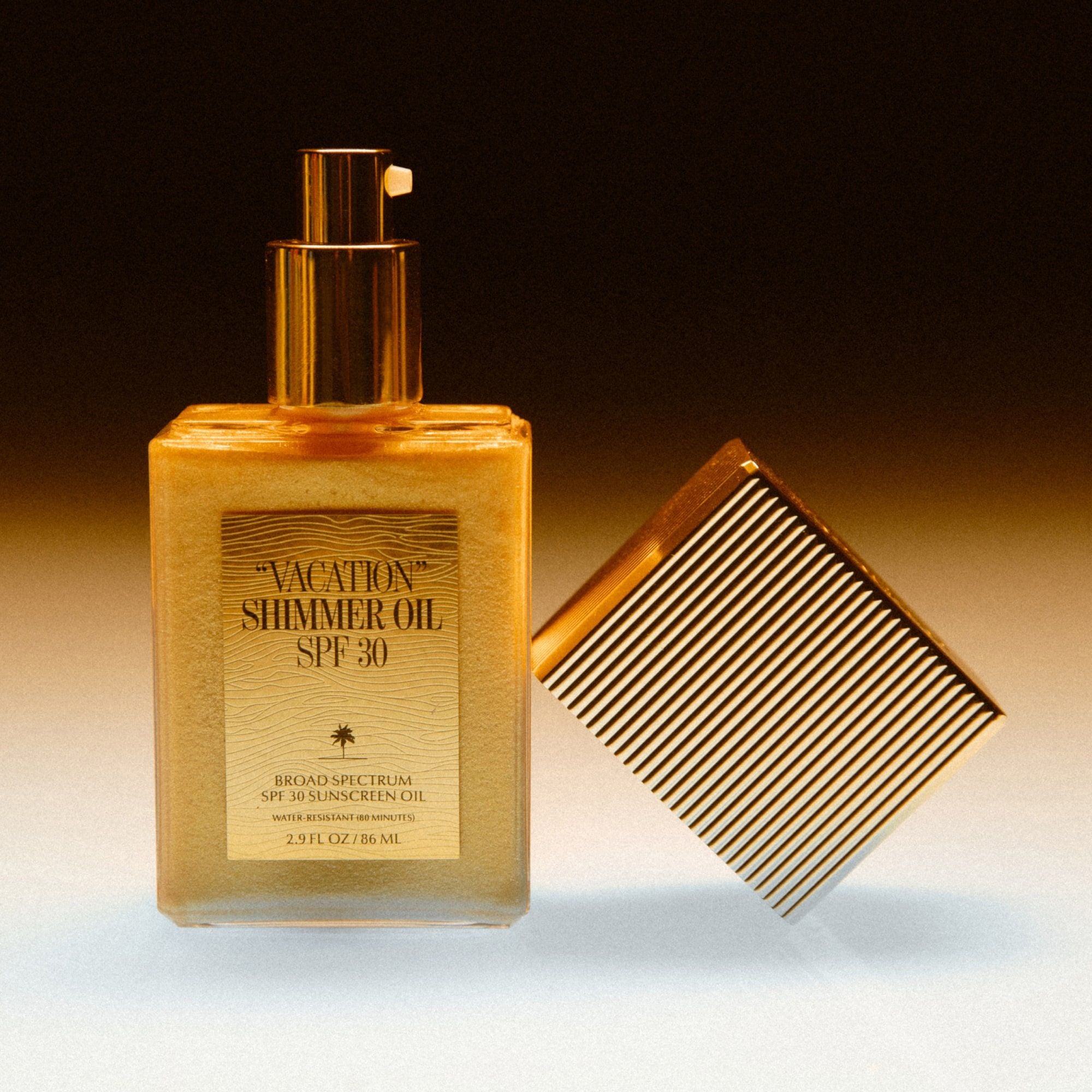 Vacation Shimmer Oil SPF 30 - Sunscreen with Shimmer for Beach, Pool & Summer Glow | Hydrating & Water-Resistant