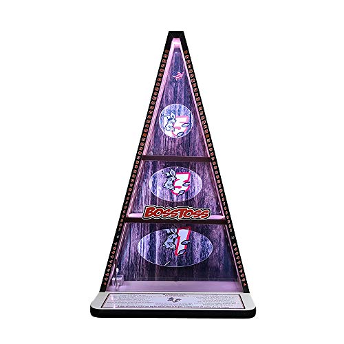 Gronomics BossToss Bean Bag Toss Game - Premium Black Edition Outdoor Cornhole Game for Backyard, Tailgating & Parties | Perfect for Family Fun, BBQ & Camping