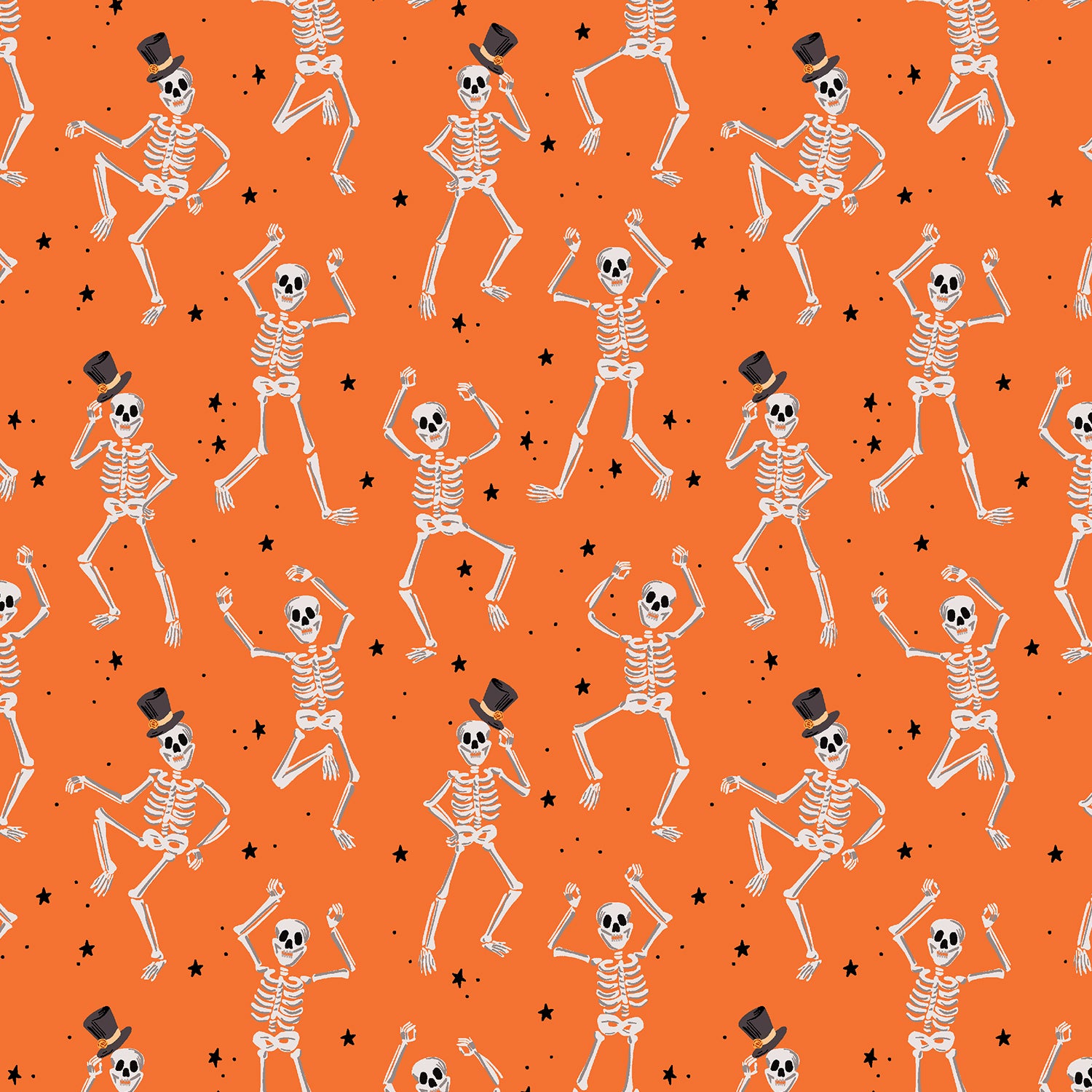 Spooky Halloween Skeletons Orange Decorations - Perfect for Halloween Party, Home & Outdoor Decor