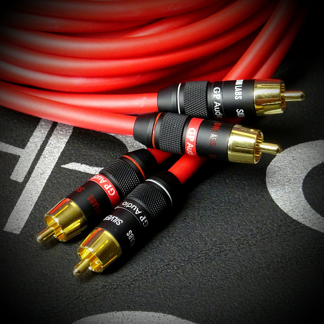 Premium GP Audio DH LABS Ultra HiFi RCA Cables - 2 Channel High-Performance Audio Interconnect for Home Theater & Stereo Systems - Perfect for Audiophiles & Music Enthusiasts