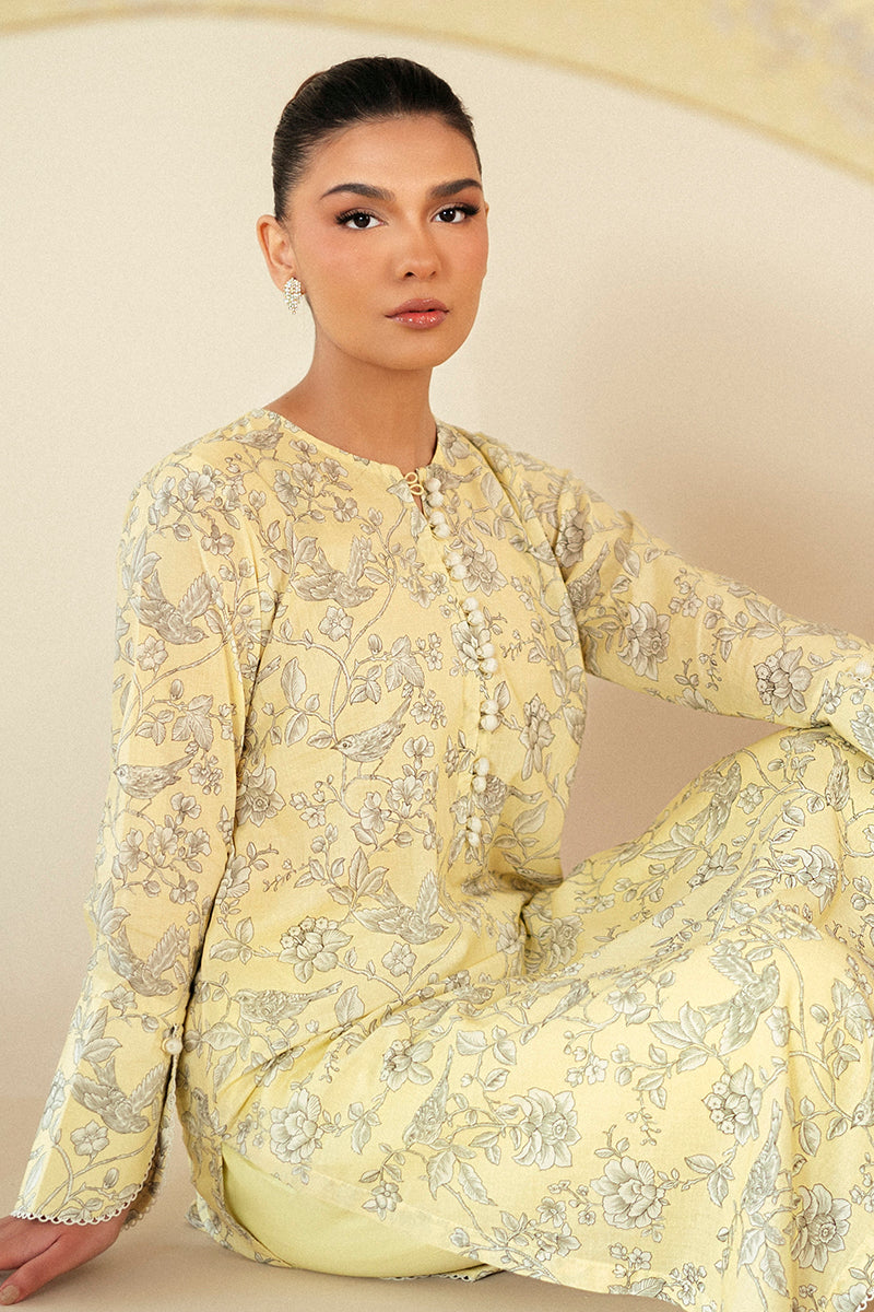 Premium Cream Brulee 3-Piece Lawn Suit for Women - Elegant Summer Outfit for Parties, Weddings & Outdoor Events