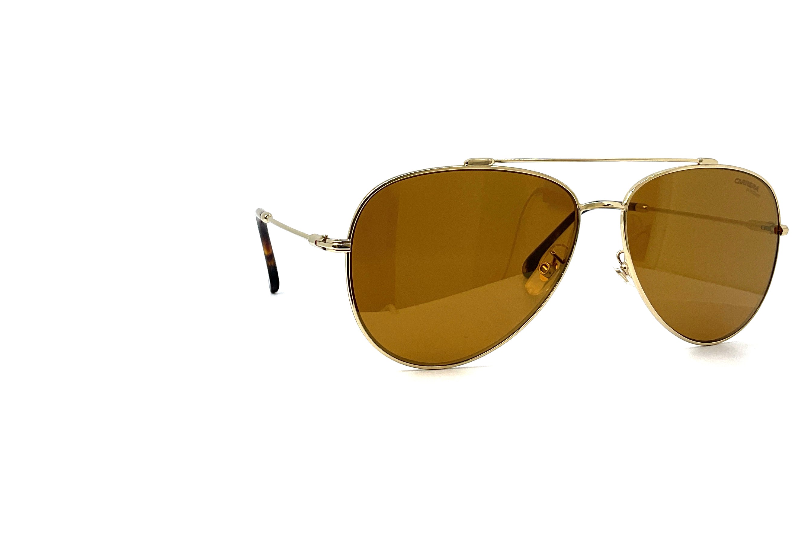 Carrera 183/F/S Gold Sunglasses - Polarized Aviator Sunglasses for Men & Women - UV Protection for Driving, Outdoor & Fashion Use