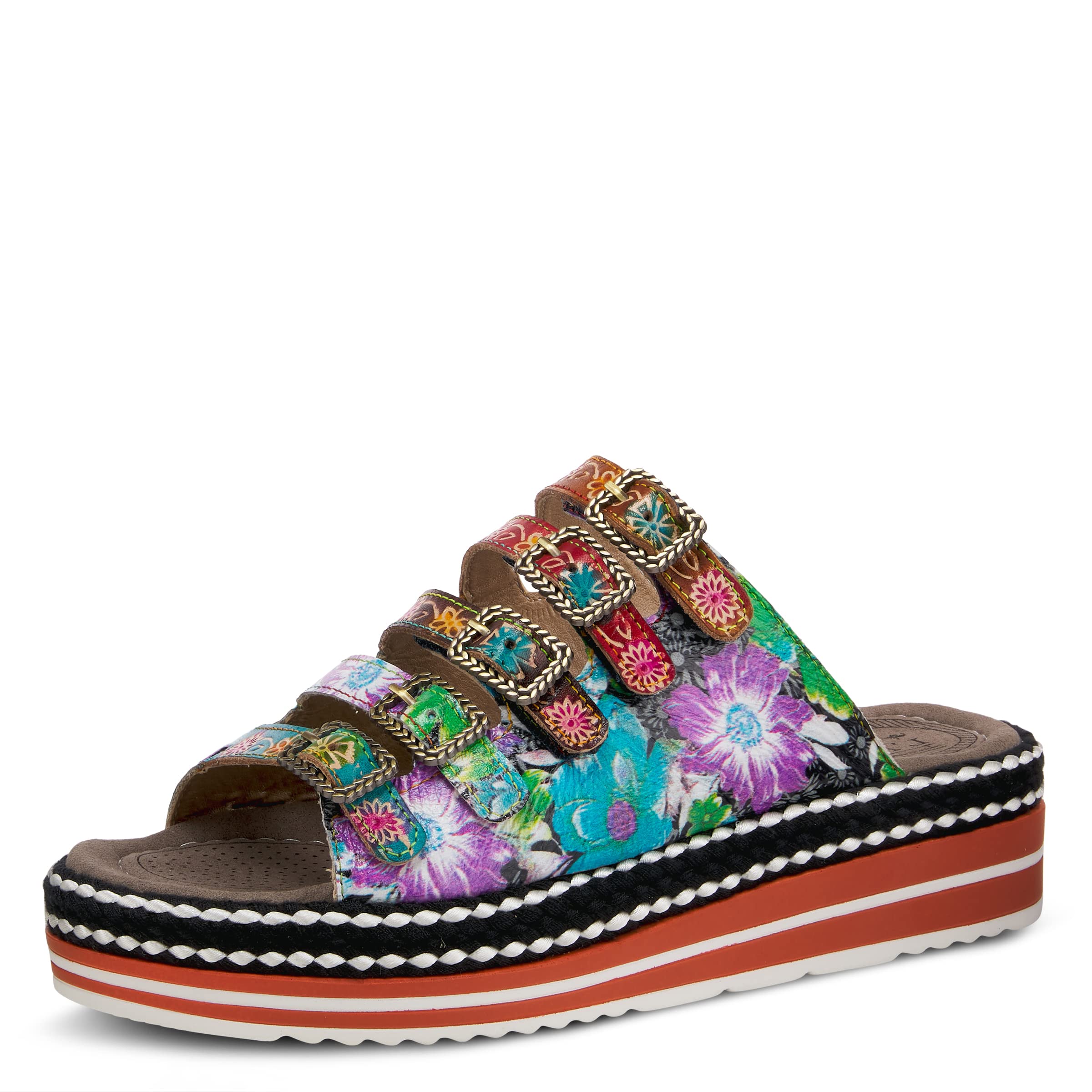 Spring Step L'Artiste Women's Zazzera Comfortable Slide Sandals - Perfect for Beach, Poolside & Summer Casual Wear