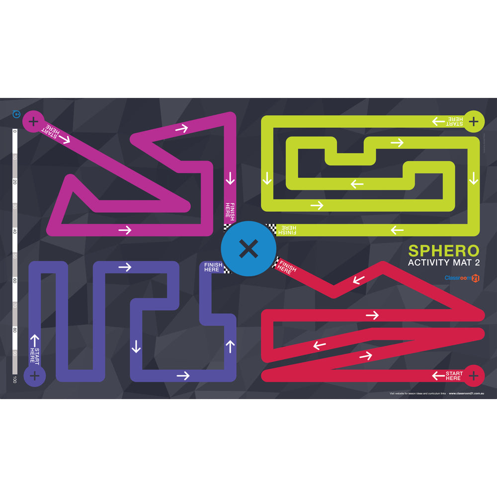 Sphero Activity Mat #2 for Coding Robots - Interactive STEM Learning Mat for Kids - Perfect for Classrooms, Homeschooling & Educational Play