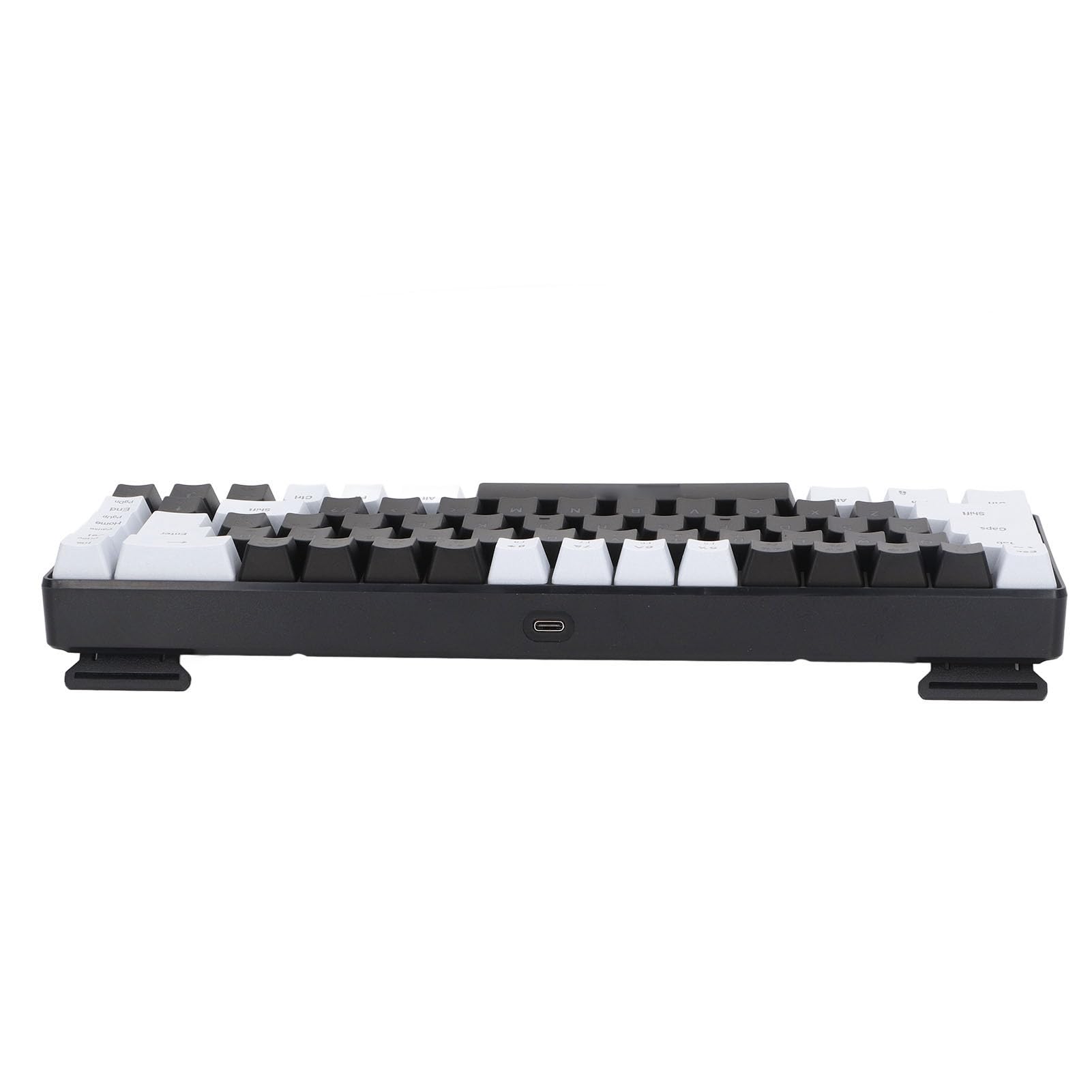 68-Key RGB Backlit Wired Gaming Keyboard - Compact USB Mechanical Keyboard with Ergonomic Design for PC & Desktop (White/Black) - Perfect for Esports, Gaming & Office Work