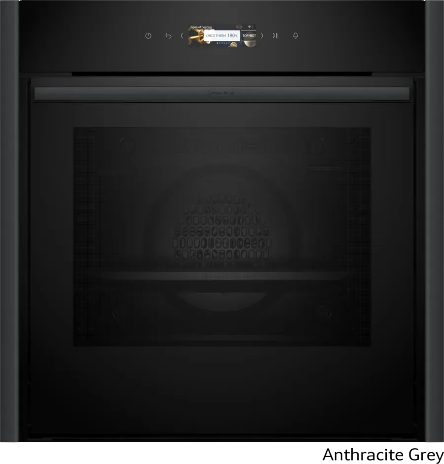 Neff Flex Design 60cm Pyrolytic Oven N70 Built-In B59CR72Y0A - Self-Cleaning Oven with Advanced Cooking Technology for Modern Kitchens