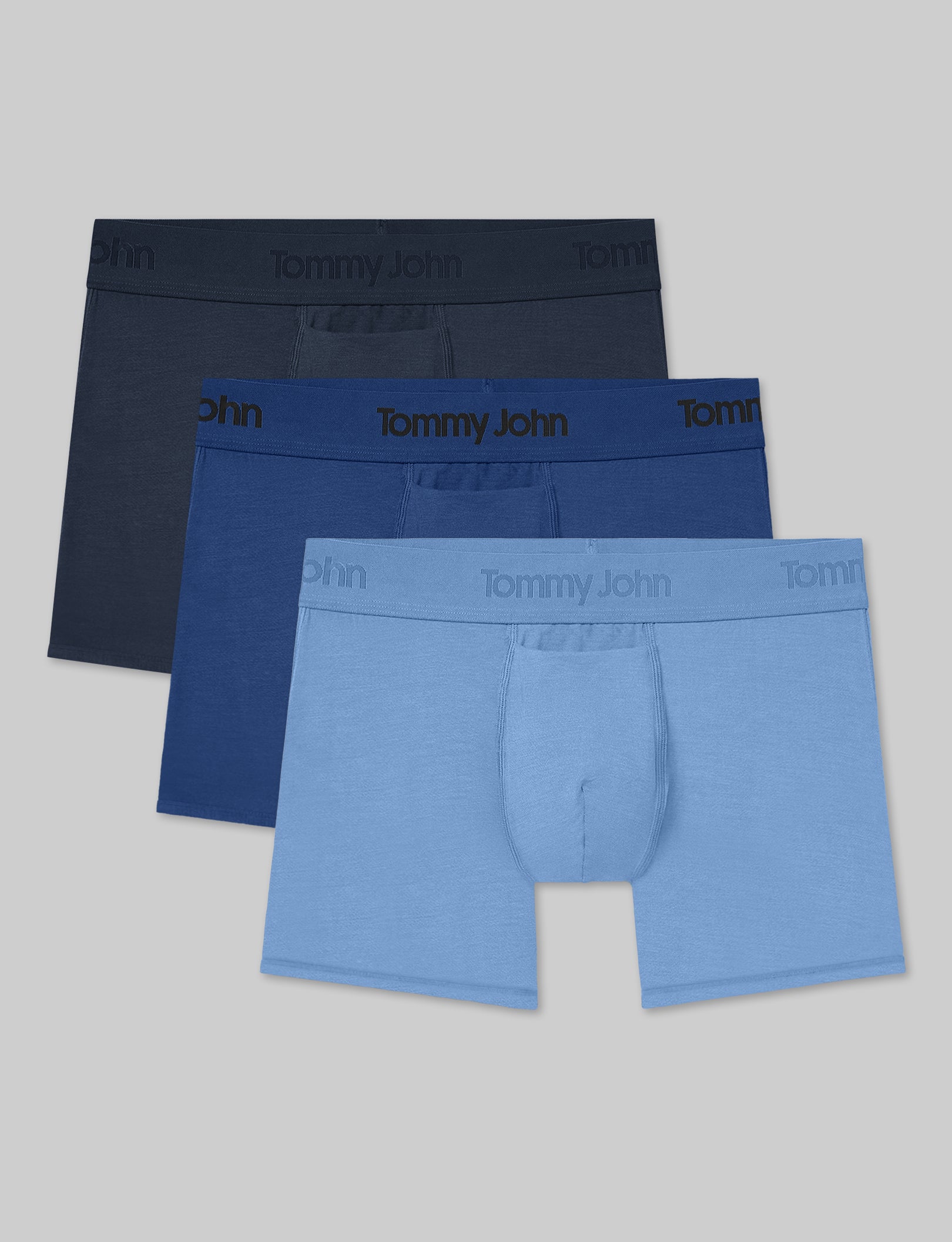 Second Skin Trunk 4 (3 Pack) - Ultra Soft Men's Underwear Briefs for All-Day Comfort - Perfect for Workout, Travel & Everyday Wear