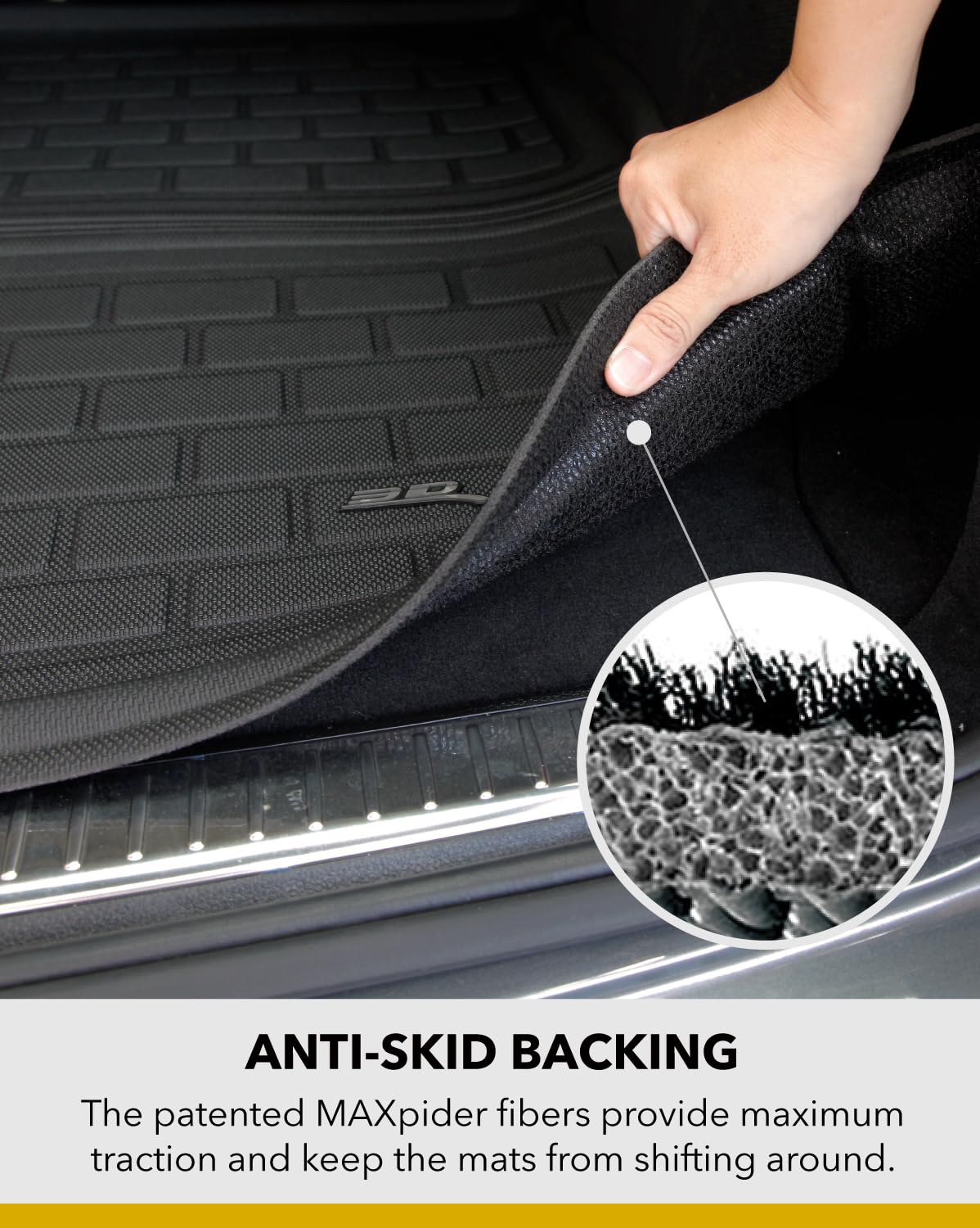 3D MAXpider Kagu Custom Fit Cargo Liner for BMW X4 (G02) 2019-2025 - Premium Black Trunk Mat, Waterproof & Anti-Slip Protection - Perfect for Road Trips, Groceries & Pet Transport