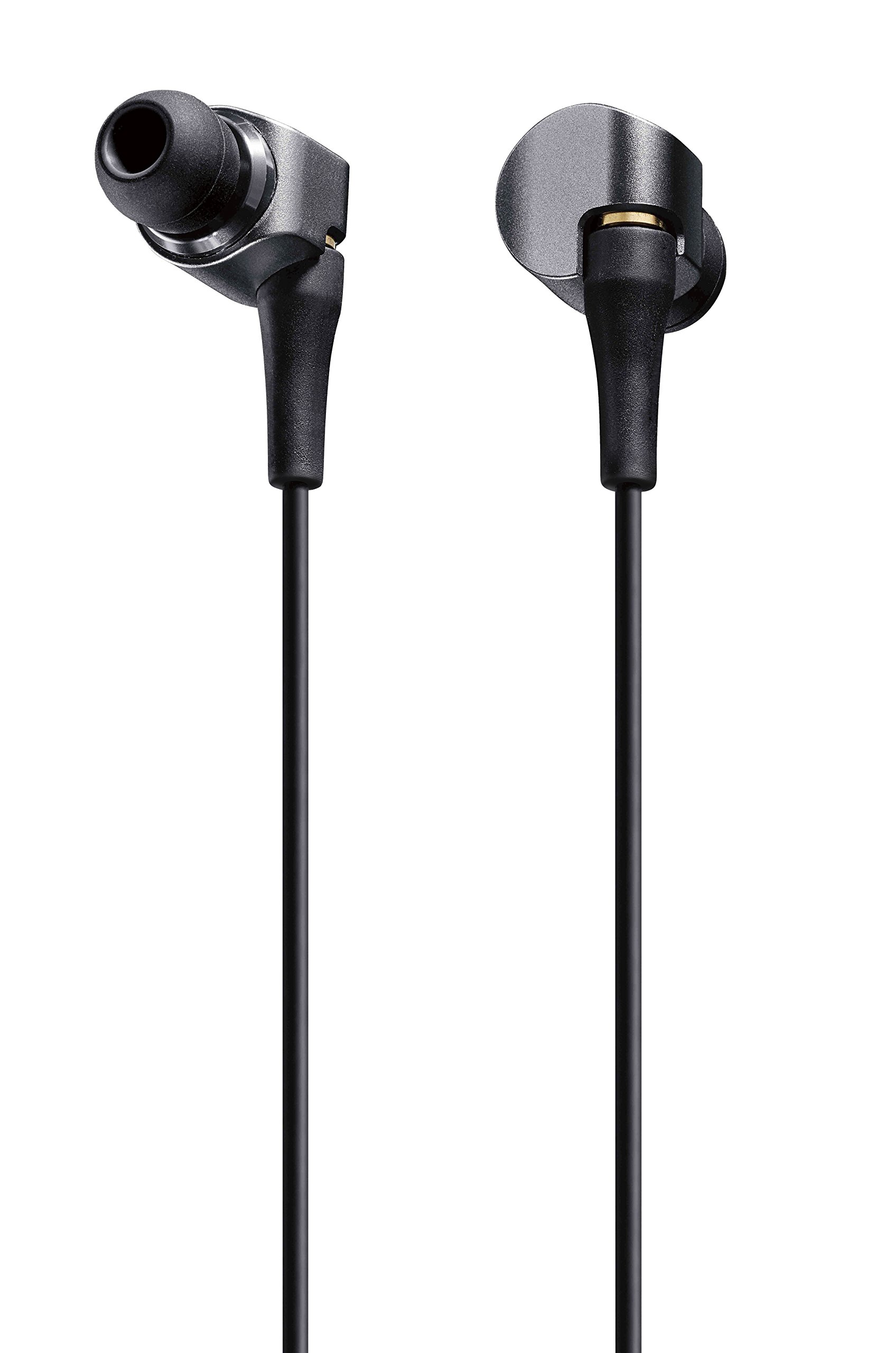 Panasonic RP-HDE10-S Sealed Earphones with High-Resolution Audio - Silver | Perfect for Commuting, Gaming & Studio Monitoring