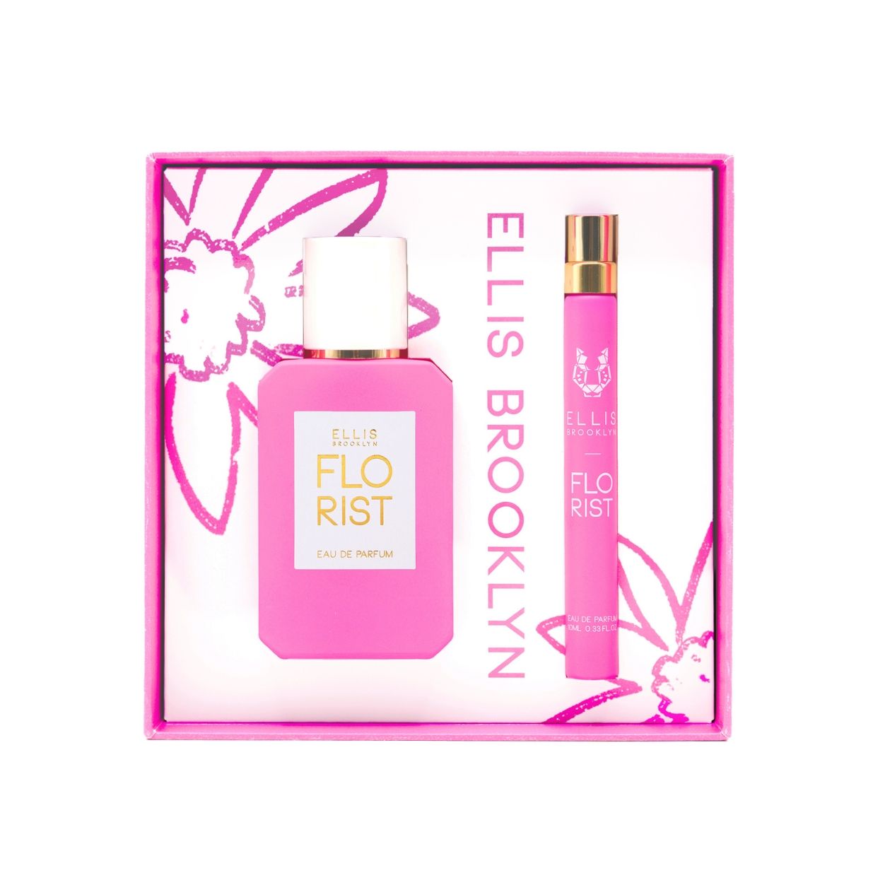 Florist Eau de Parfum Gift Set for Women - Floral Scented Perfume Luxury Gift Box - Perfect for Birthday, Anniversary & Valentine's Day Gifts