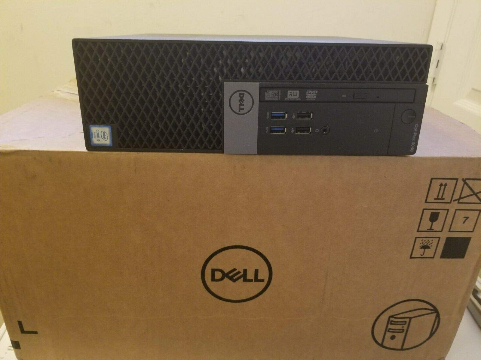 Refurbished Dell Optiplex 3040 SFF Desktop PC - Intel Core i5-6500 6th Gen Quad-Core, 16GB DDR4 RAM, 256GB SSD, WiFi, Windows 10 Home (Renewed) - Perfect for Home Office, Business Workstations & Everyday Computing