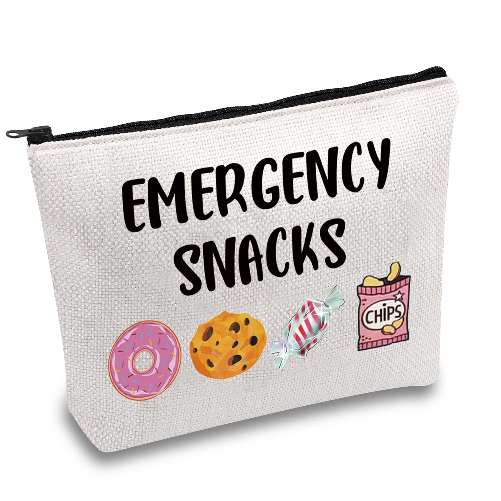 Emergency Snacks Food Storage Bags - Reusable Zipper Pouch for Food Safety | Perfect for Camping, Hiking & On-the-Go Snacks | Great Gift for Snack Lovers