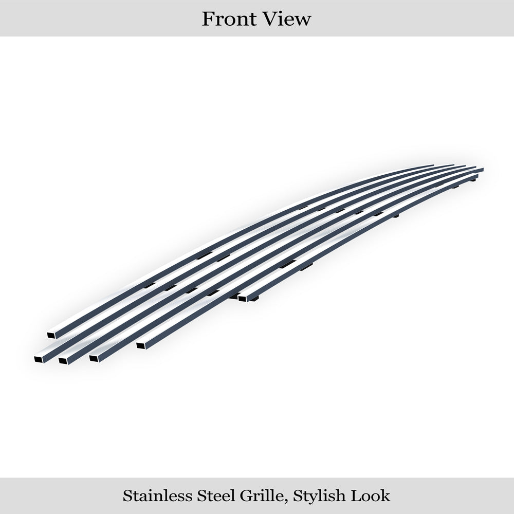 Polished Stainless Steel Lower Billet Grille for 1997-2004 Dodge Dakota & Durango - Durable Upgrade for Truck & SUV Front End Protection & Style Enhancement