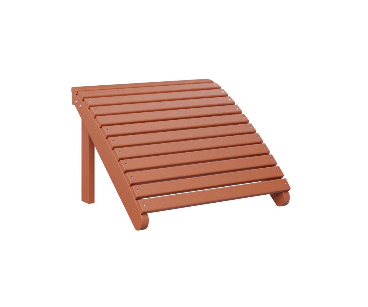 Berlin Gardens Adirondack Footstool - Outdoor Patio Furniture, Durable Weather-Resistant Wooden Ottoman for Deck, Garden & Poolside Relaxation