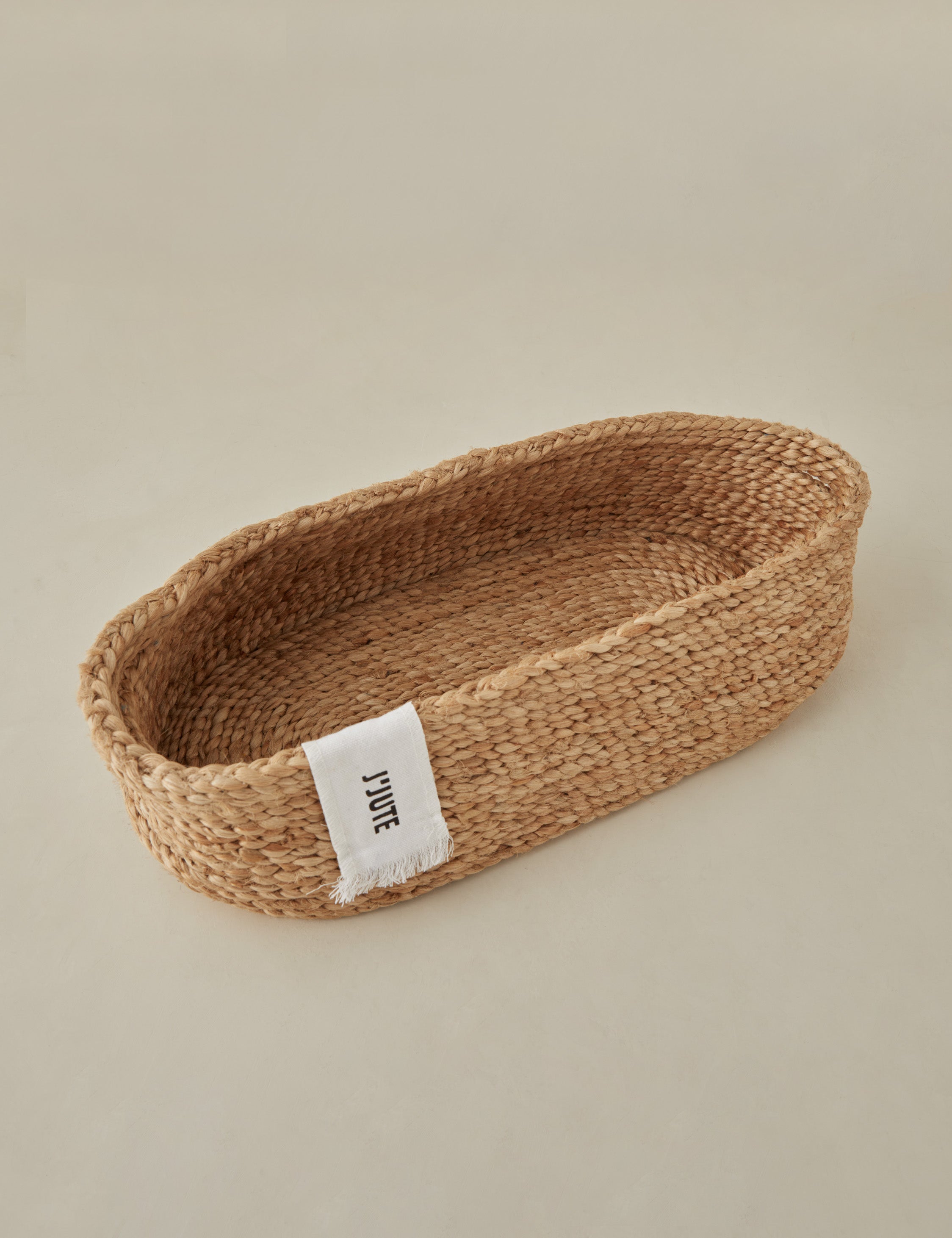 J'Jute Camp Cove Basket - Eco-Friendly Handwoven Storage Basket for Home, Office & Beach - Perfect for Organizing, Picnics & Coastal Decor
