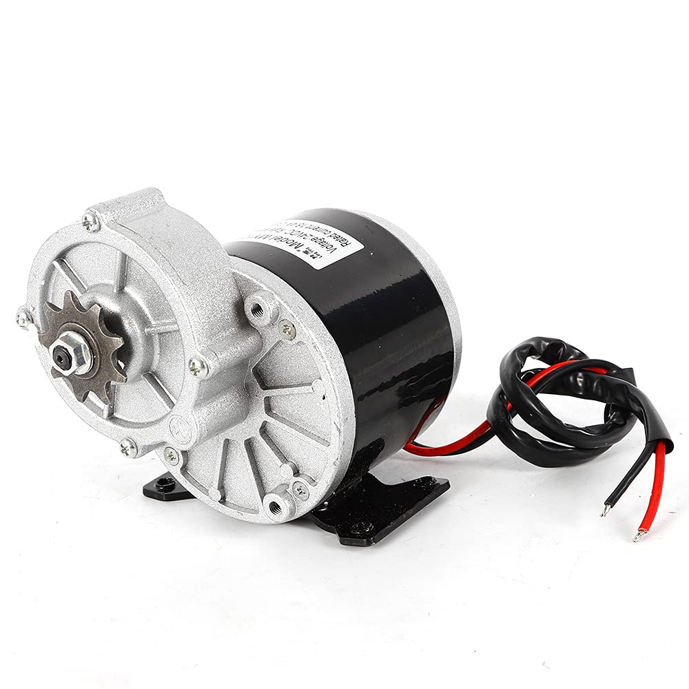 24V 350W DC Geared Motor for Electric Bikes, Scooters & Mopeds - High Torque Brushed Gear Reduction Motor for Small Electric Vehicles & Mini Bikes - Perfect for DIY E-Bike Conversions, Mobility Scooters & Light Electric Transportation