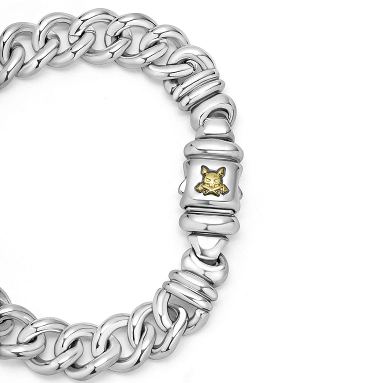 Anthem Curb Chain Bracelet - 12mm Stainless Steel Women's Jewelry for Casual & Formal Wear | Trendy Accessory for Everyday Style & Special Occasions