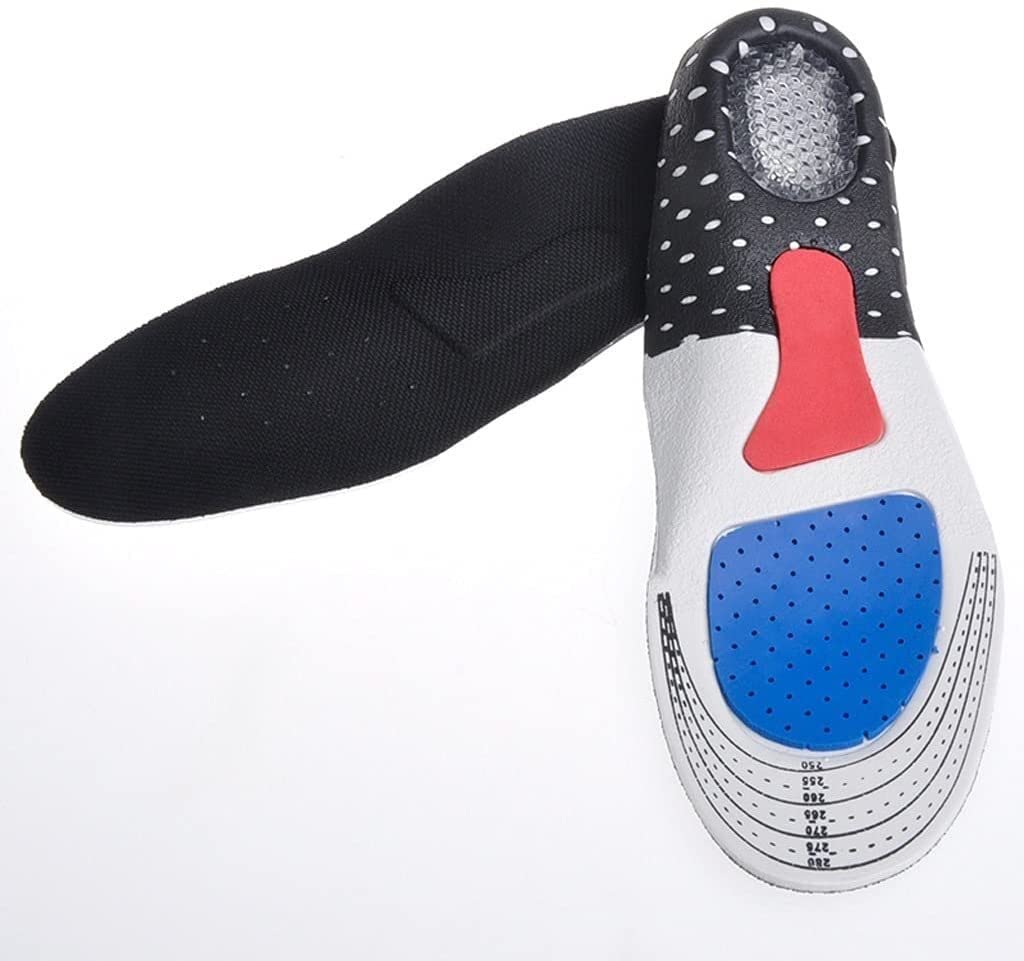 Lincheer 5 Pairs Unisex Orthotic Arch Support Shoe Insoles - Cushioned Foot Care Inserts for Men & Women (EU 35-40) - Perfect for Running, Hiking & Sports Activities